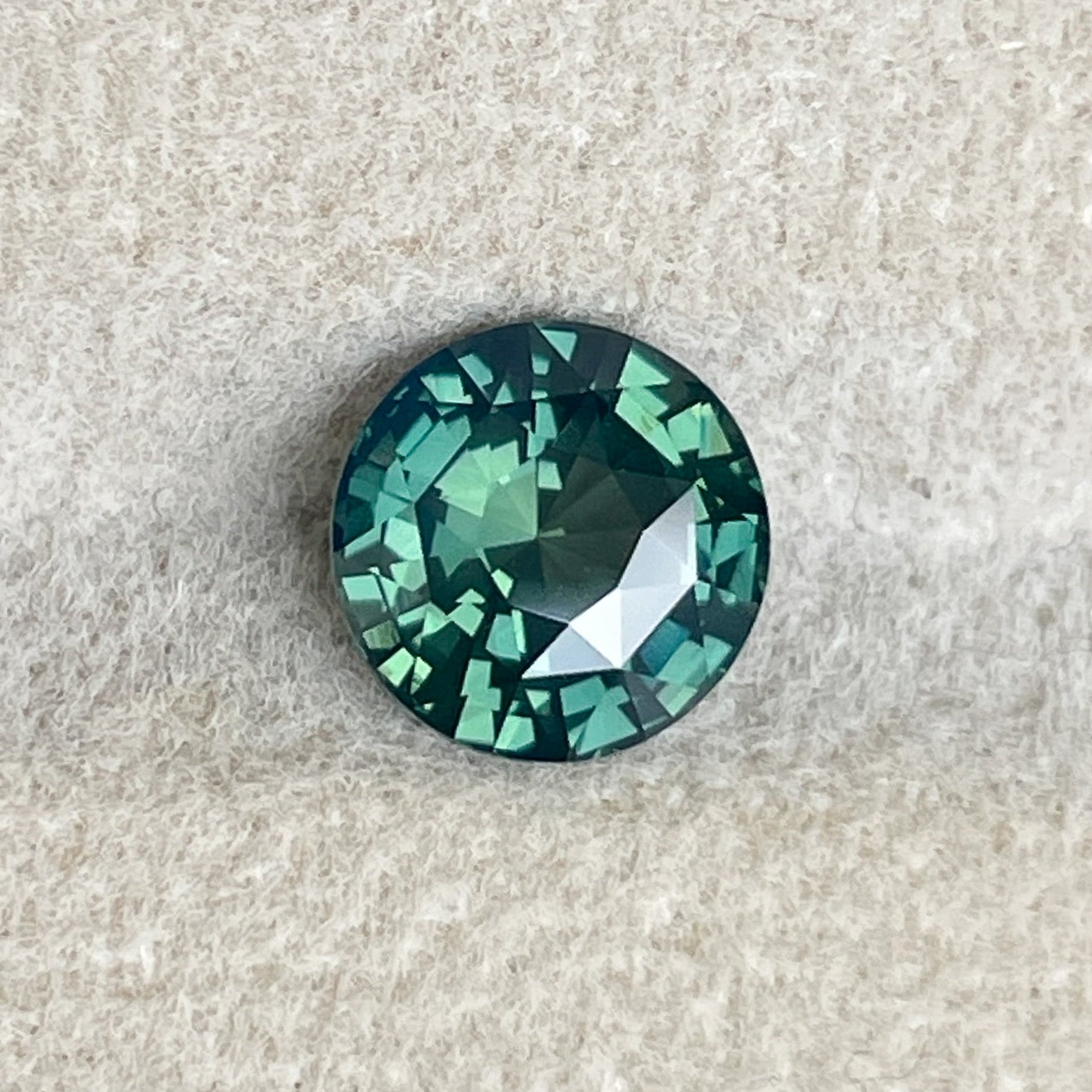 teal sapphire natural unheated, loose teal green sapphire gemstone Sri Lanka