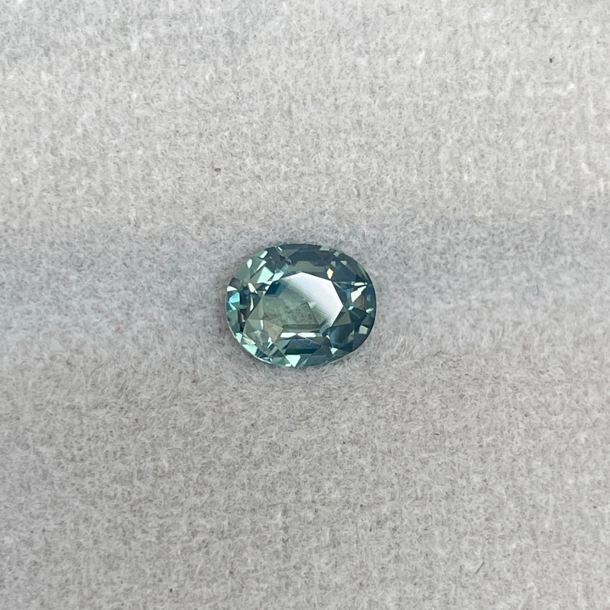Green sapphire