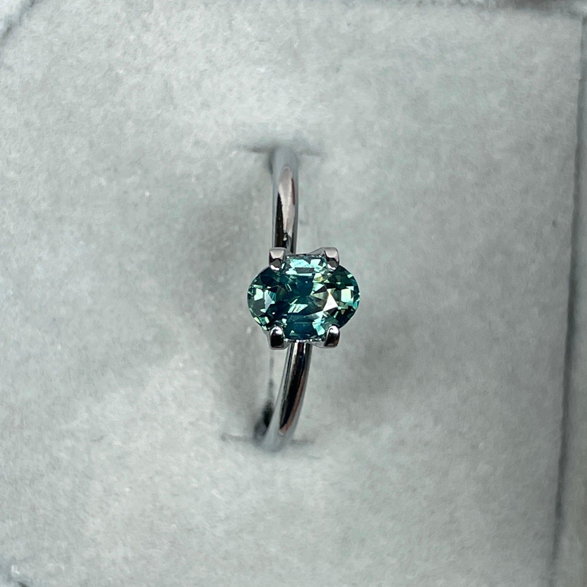 Green sapphire