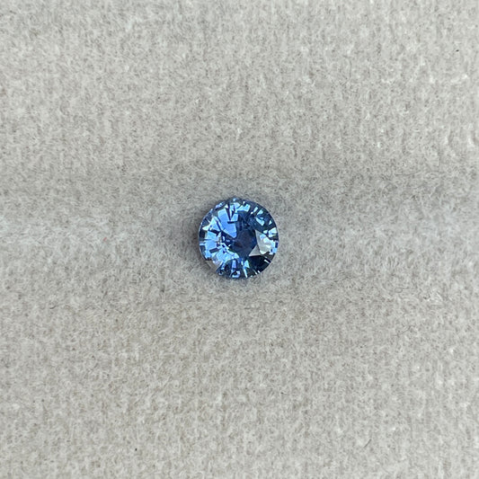 Natural Blue sapphire Round cut, Pastel Blue sapphire 0.58 crt, loose gem gemstone jewellery mounting – worldwide shipping
