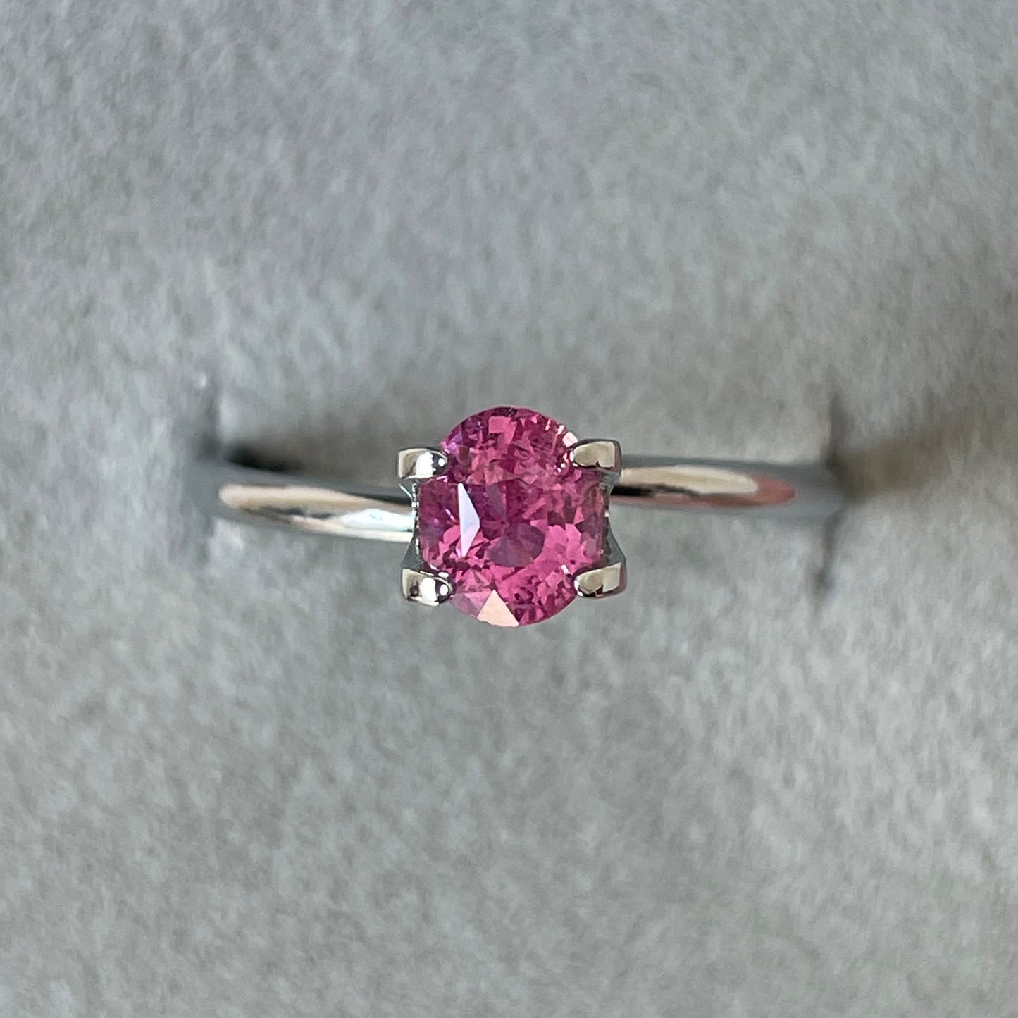 1.08 crt ceylon Pink Sapphire, sakura Pink Sapphire, Loose Gemstone Cut, Loose Sapphire Gemstone Excellent Quality Jewelry Making