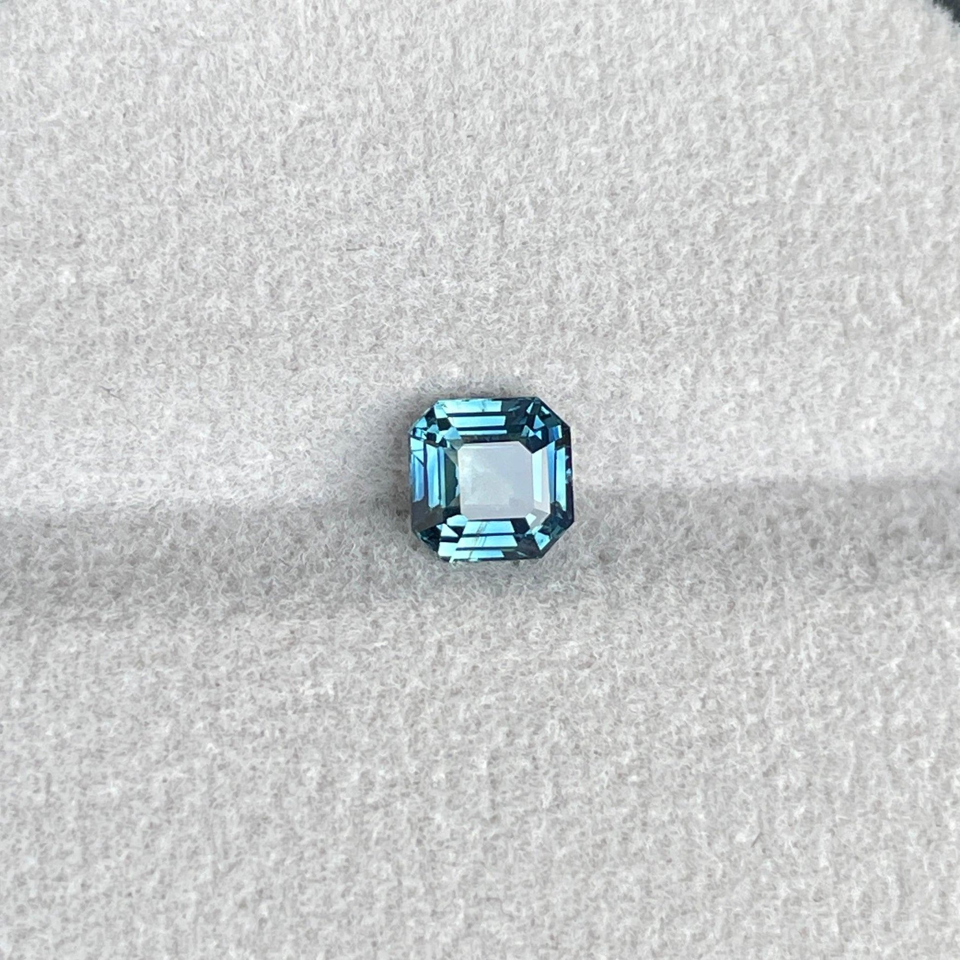 1.08 carat Teal Sapphire is well cut to bring out the best colour and luster, - NASHGEMS