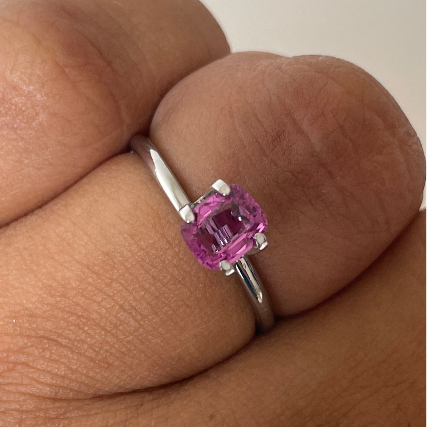 1.02 Natural earth mined Pink Sapphire, purplish Pink Sapphire