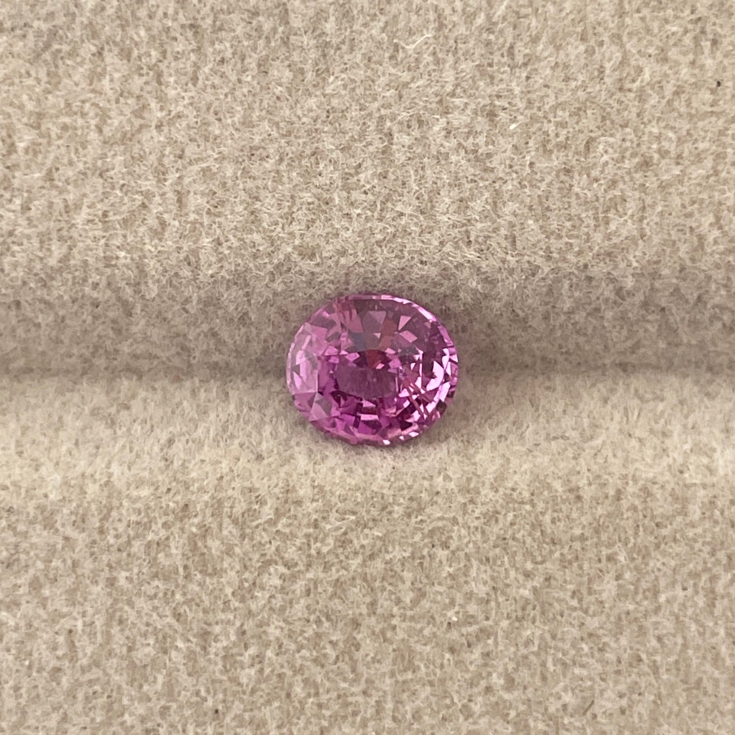 1.09 crt natural sakura Pink Sapphire, certified