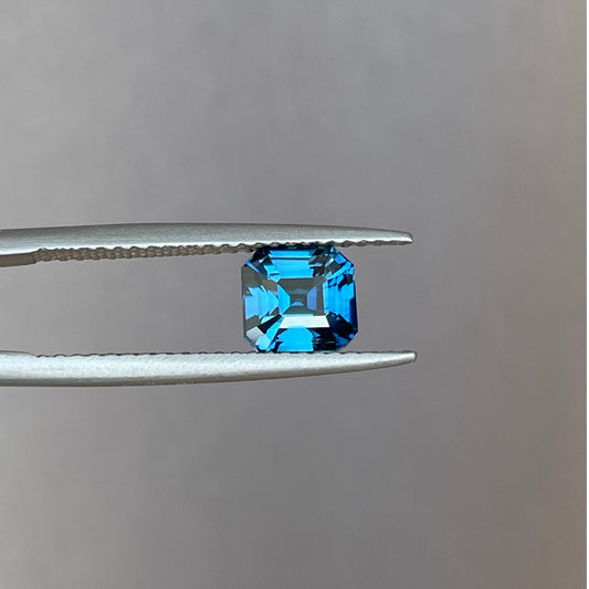 1.53 crt teal Sapphire/ Custom Engagement Ring/ emerald cut Sapphire/ handmade ring/ Jewellery Supplies/ earth mined/ Multi Colour Sapphire