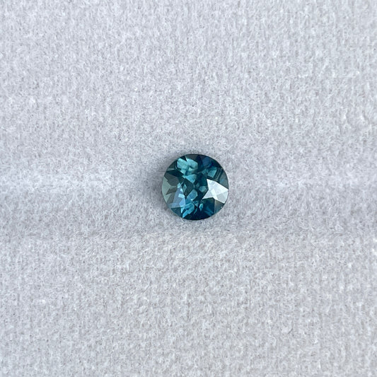 Blue Green Sapphire | Round Cut | 1.13 Carat | 5.80 x4.20 mm | Teal Coloured Sapphires | Engagement Ring