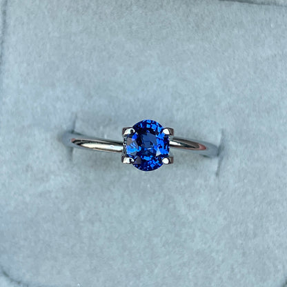 Oval Cut Blue Sapphire 