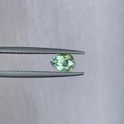 Natural Green Sapphire | Pear Cut | 5.90 x 4.60 mm | 0.77 Carat | Loose Sapphire | Unset Sapphire | Engagement Ring | Sapphire Ring - NASHGEMS
