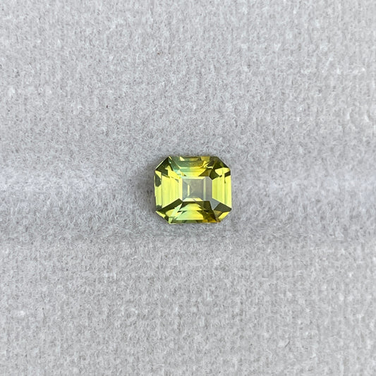 1.18 ct Oval Greenish Yellow Sapphire