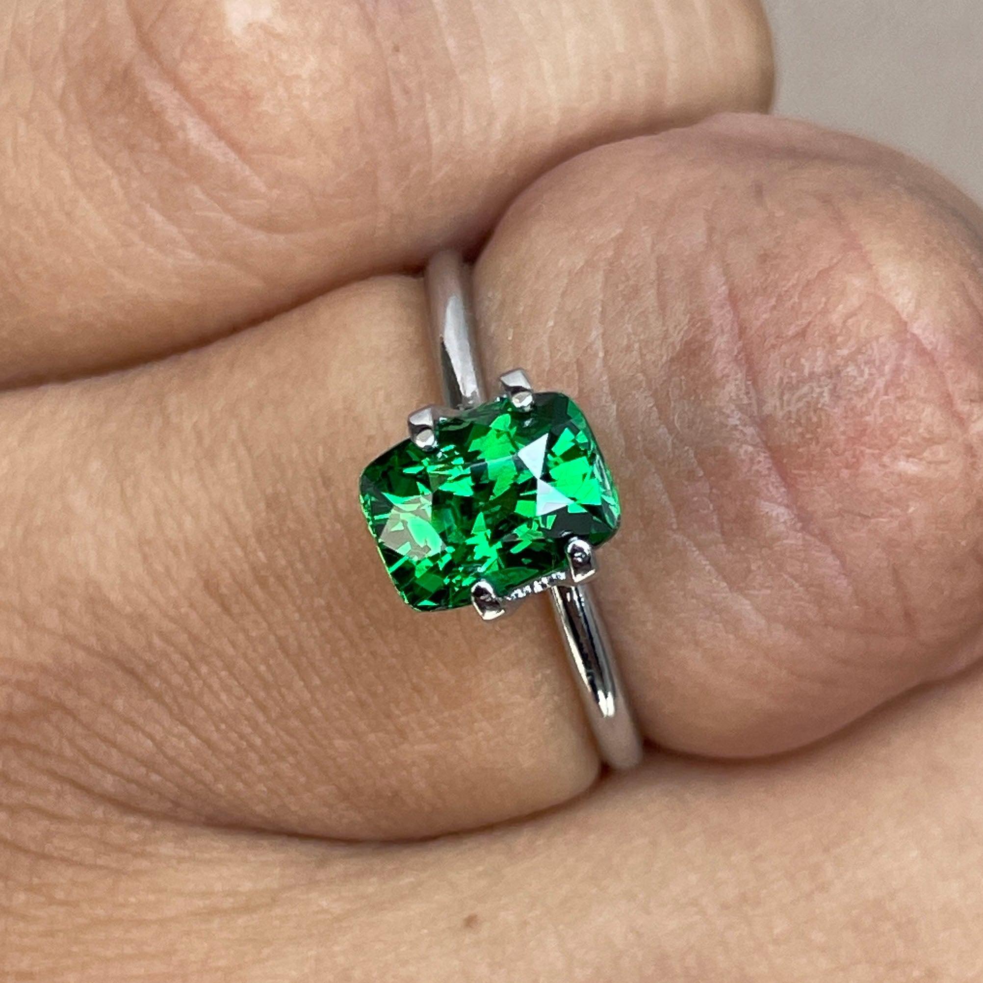 Vivid Green Natural Tsavorire 2.05 crt