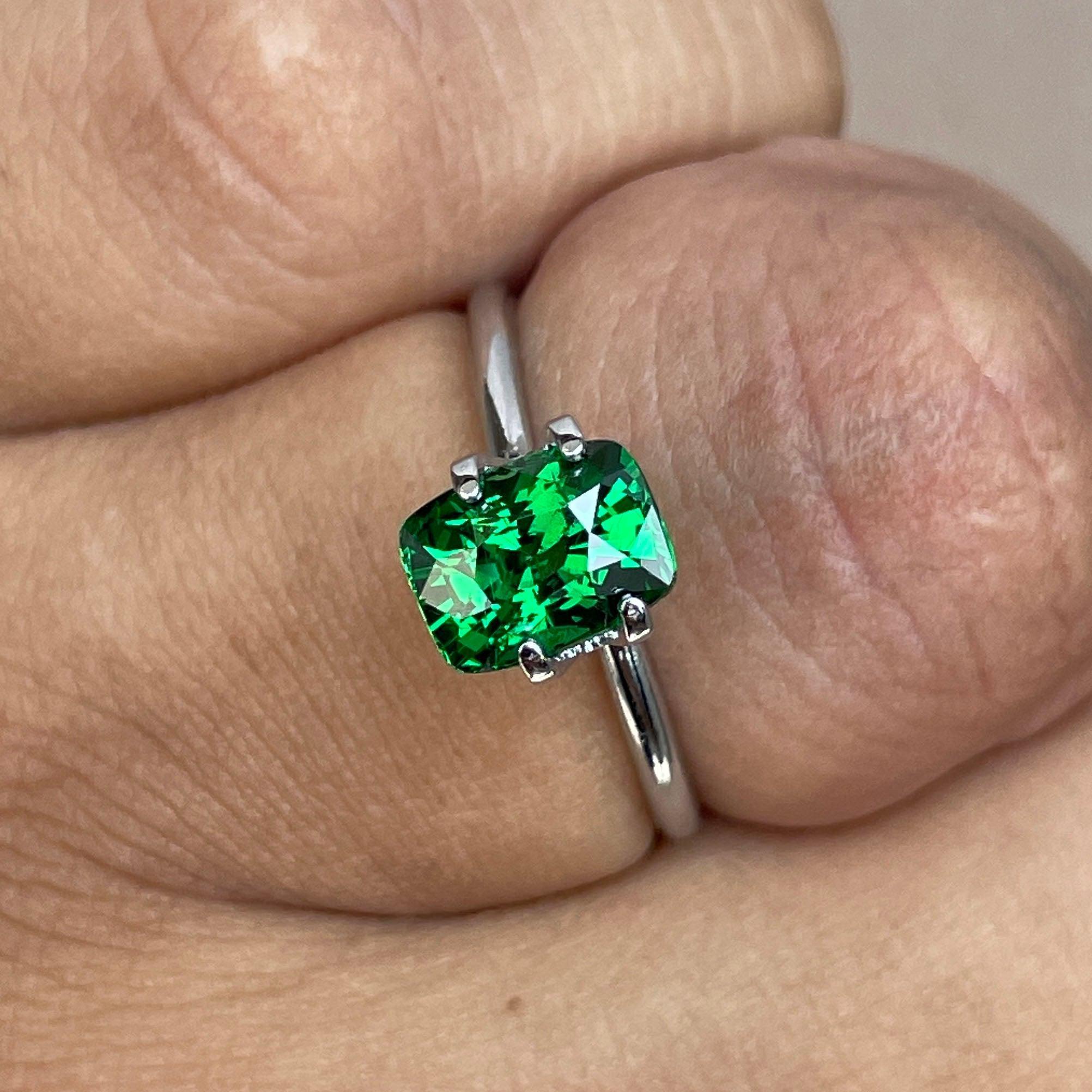 Vivid Green Natural Tsavorire 2.05 crt - NASHGEMS
