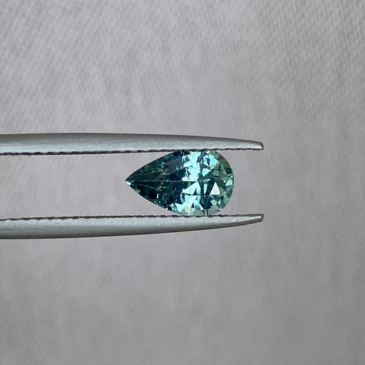 1.22 ct natural Teal Sapphire is well cut to bring out the best colour and lustre, make a custom designed unique ring with this sapphire
