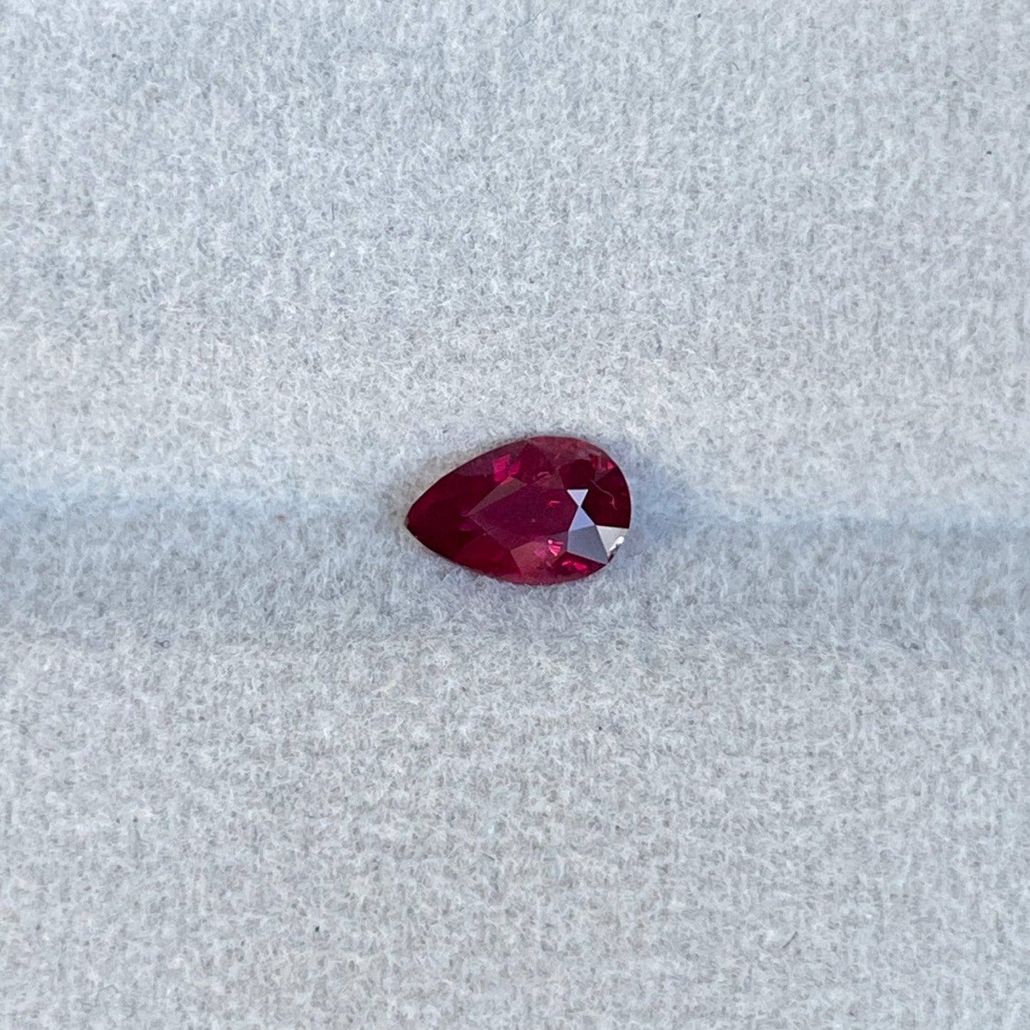 Natural Ruby Loose Gemstones 0.58 crt. San Francisco 49ers Ruby. Certified