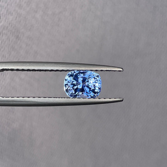 Natural Blue sapphire Cushion cut, Tufts Blue sapphire 1.06 crt, Unmounted Loose Stone for Jewelry Making Tools