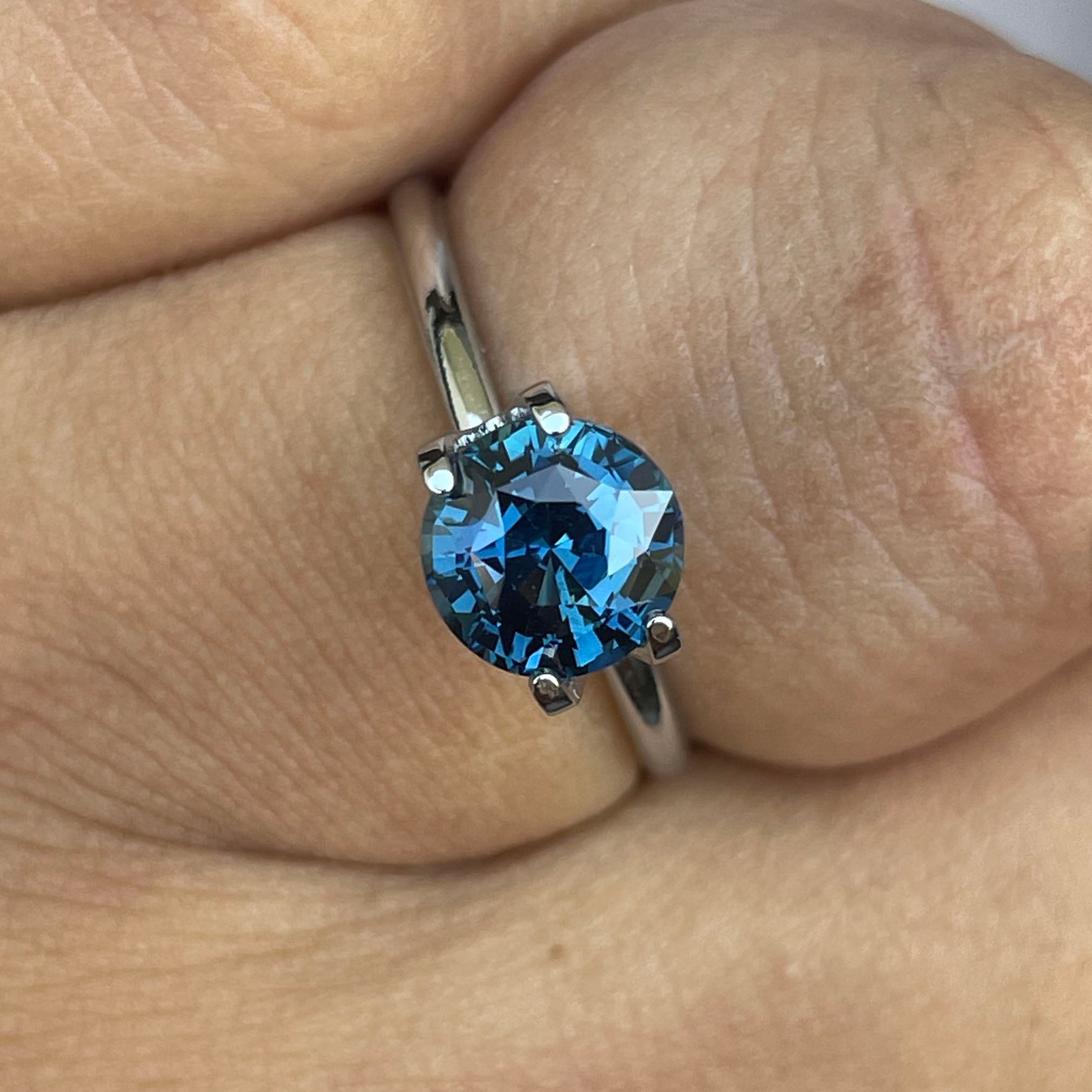 NATURAL SAPPHIRE TEAL BLUE 2.01