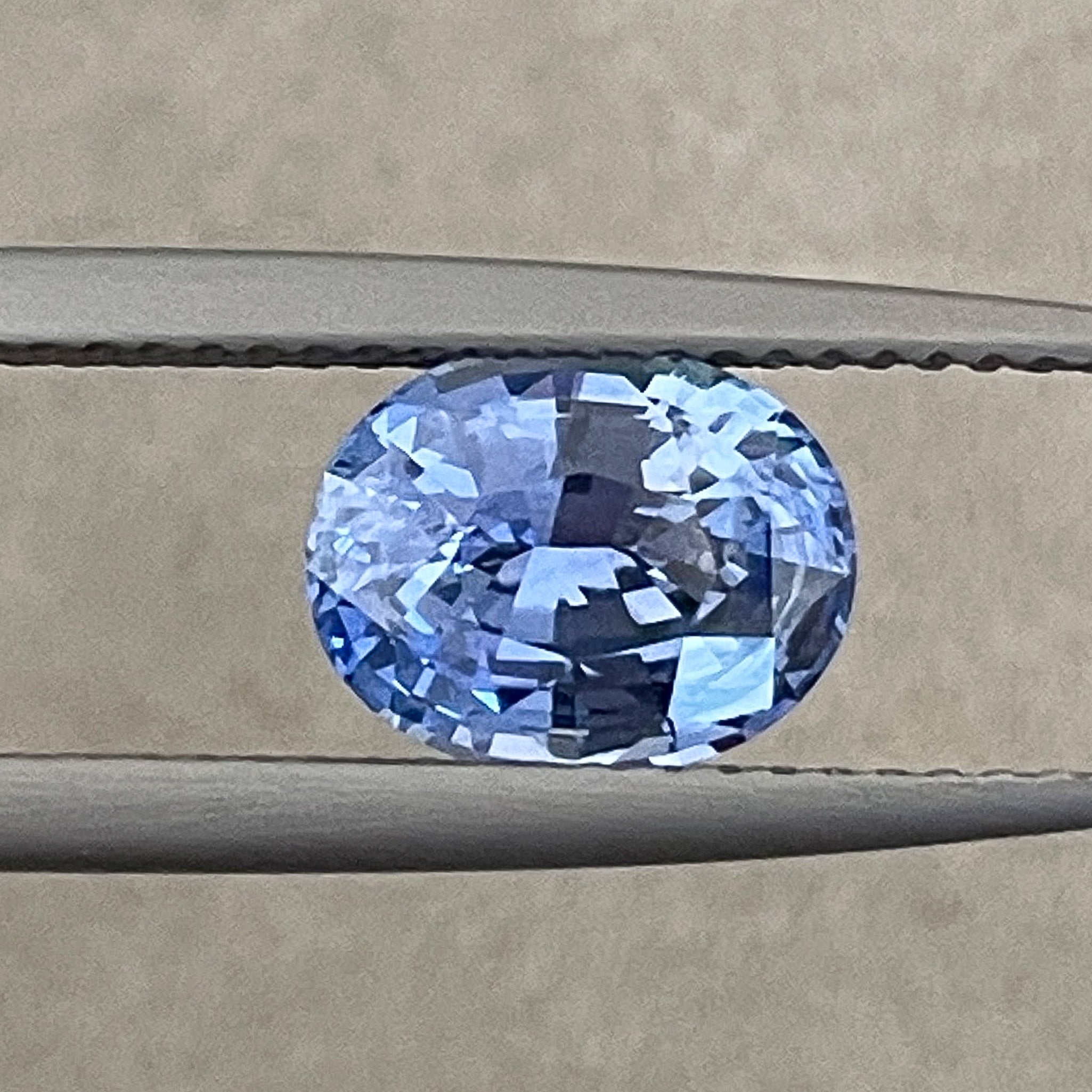 Natural Ceylon blue sapphire, 2.15 Ct oval cut loose gemstone by NASHGEMS, ideal for engagement rings or custom jewelry.