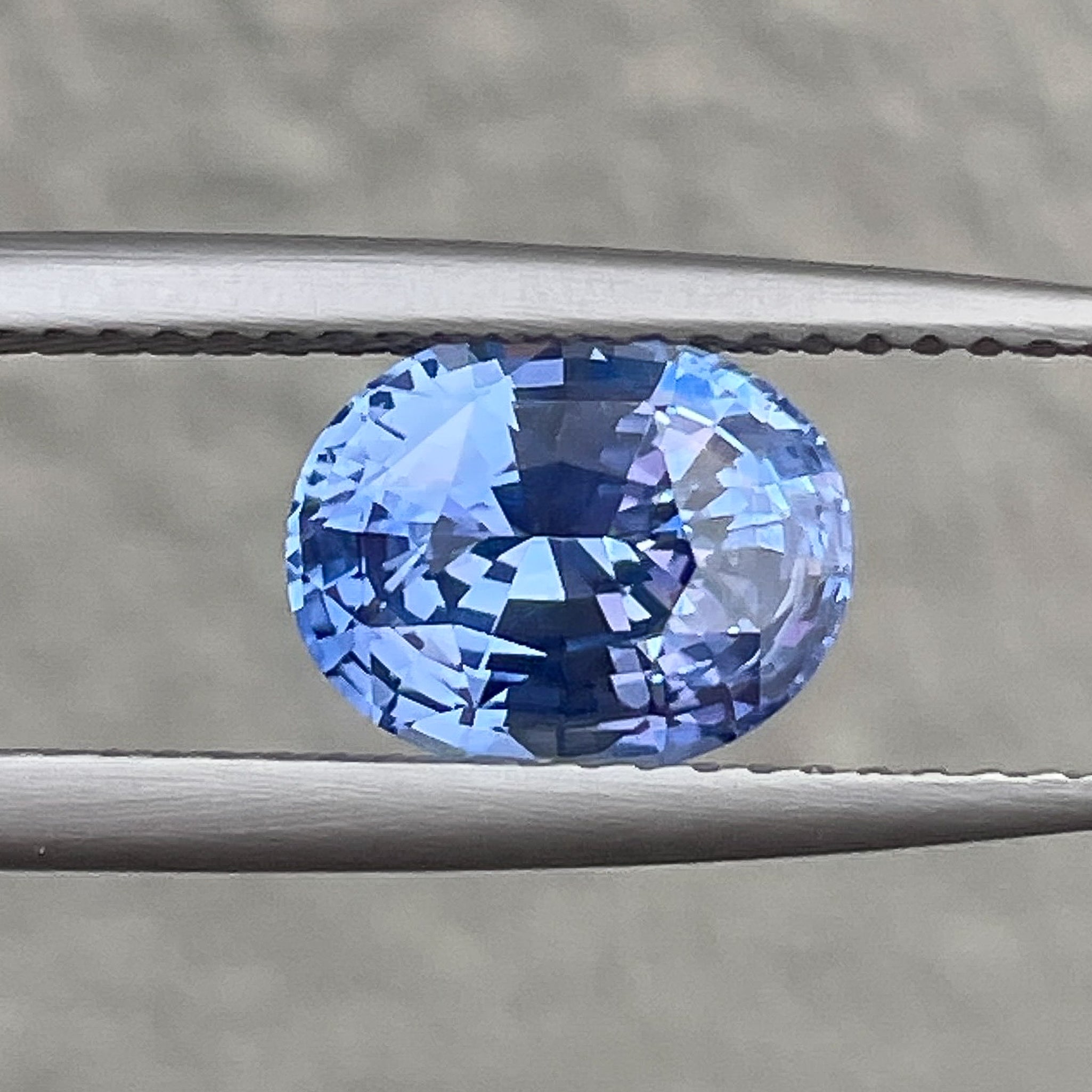 Natural Ceylon blue sapphire, 2.15 carat oval cut, VVS clarity, loose gemstone by NASHGEMS for jewelry or engagement rings