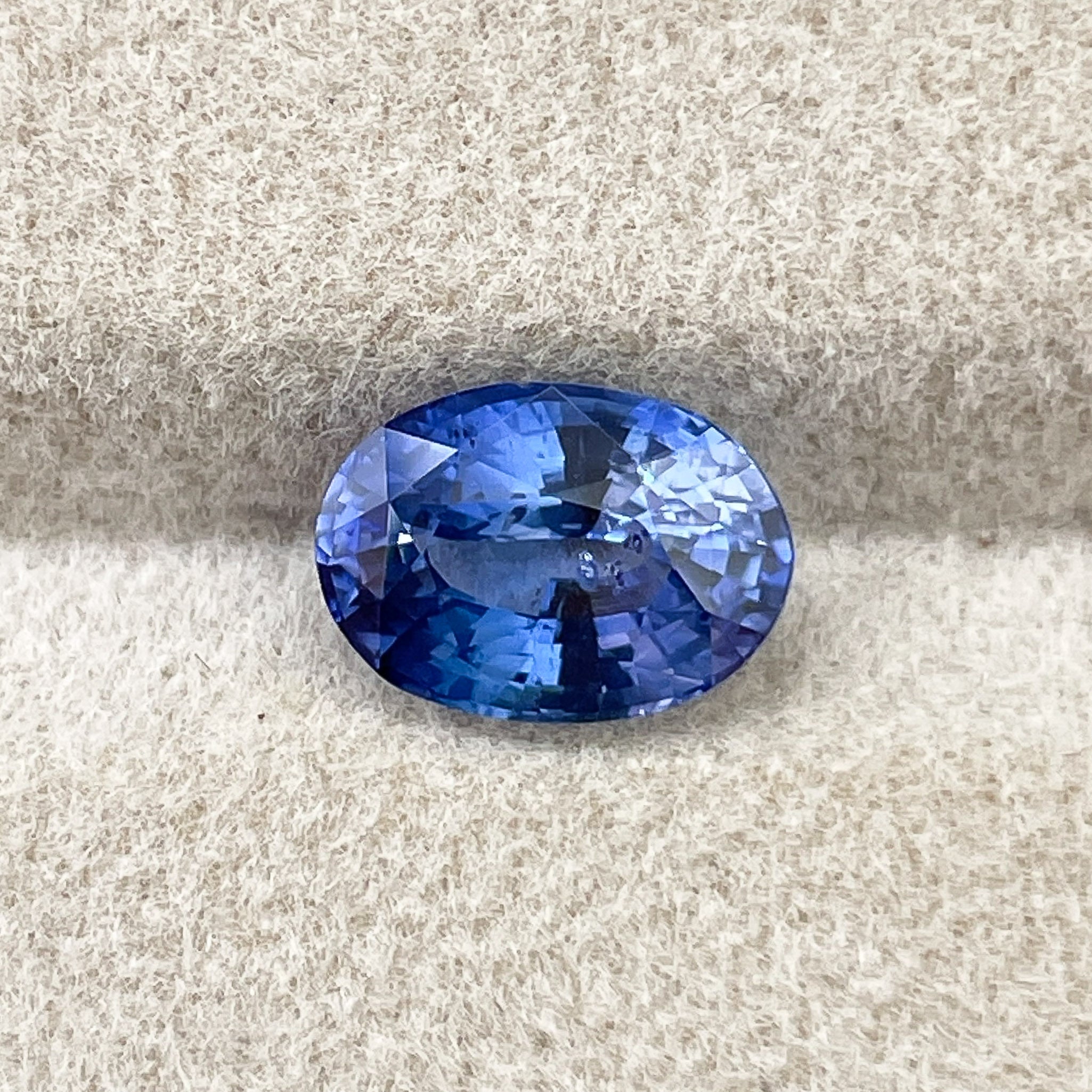 Natural Ceylon blue sapphire loose gemstone, 2.27 Ct oval cut, ideal for engagement rings or custom jewelry by NASHGEMS.