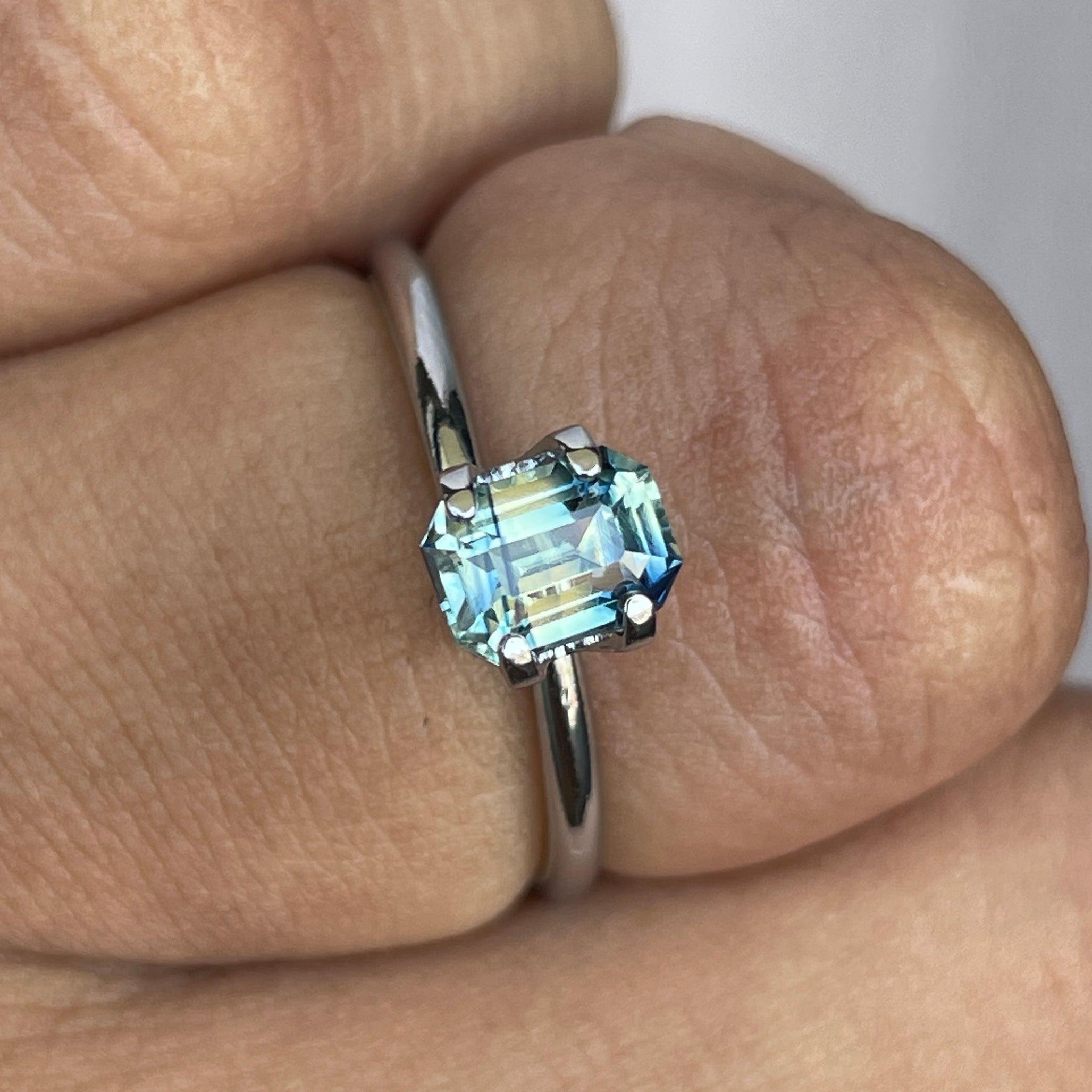 bi coloured parti sapphire