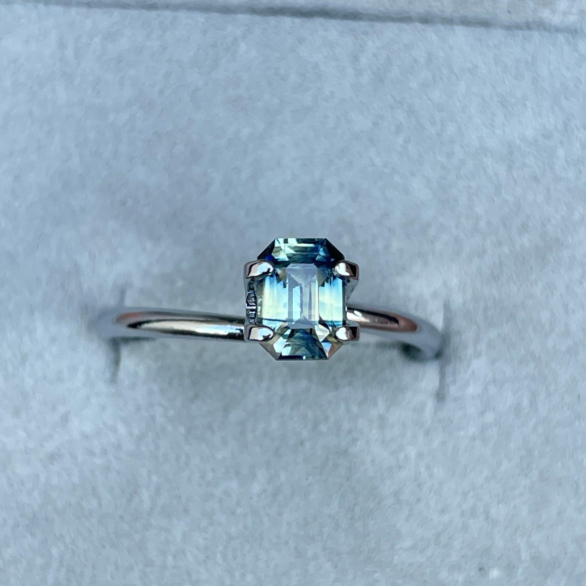 bi coloured parti sapphire