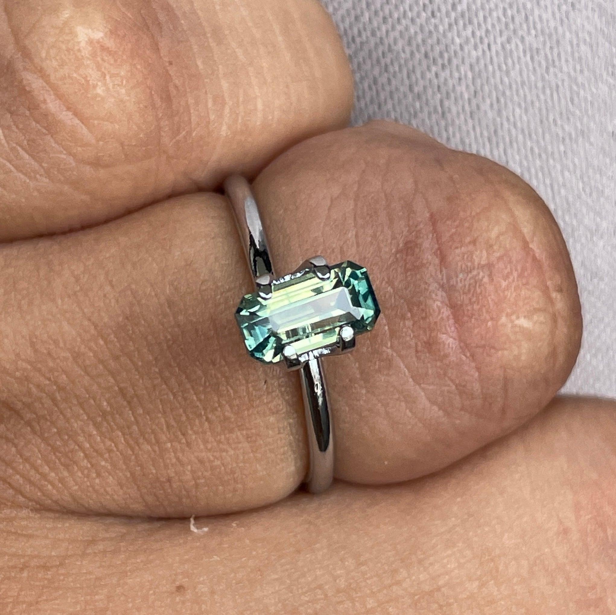 bi coloured parti sapphire