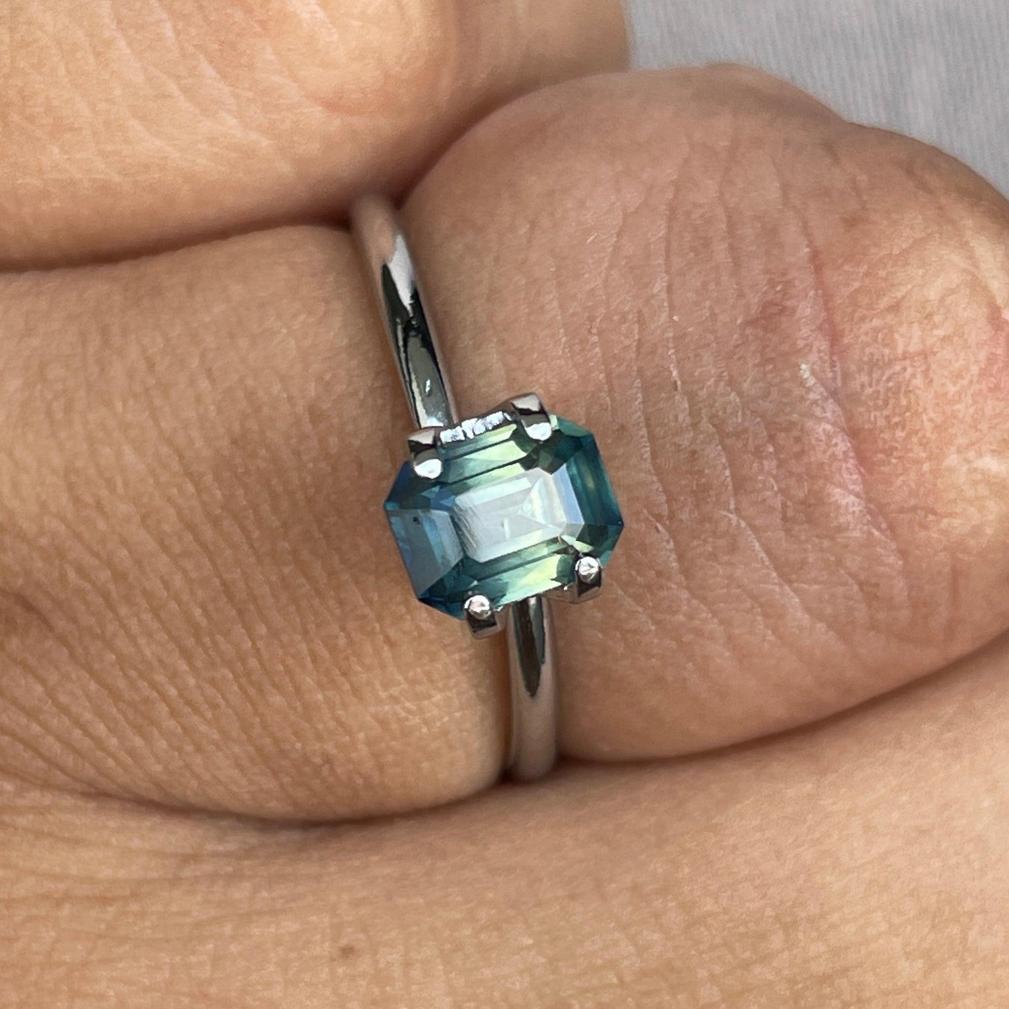 bi coloured parti sapphire