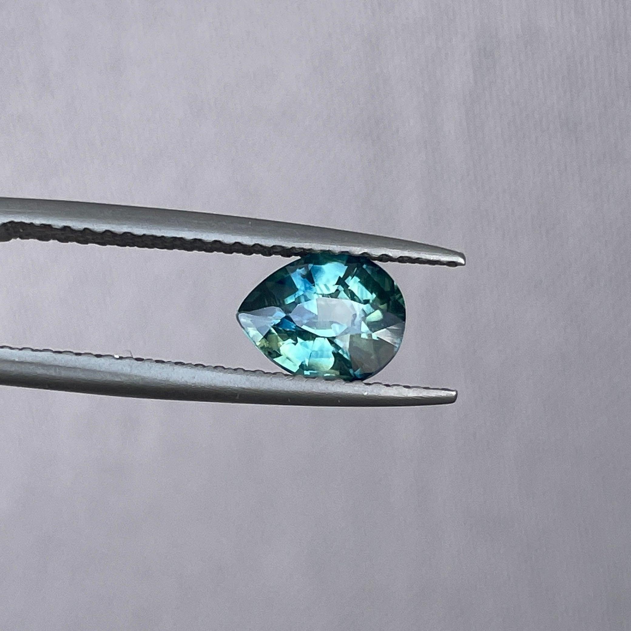 blue green sapphire