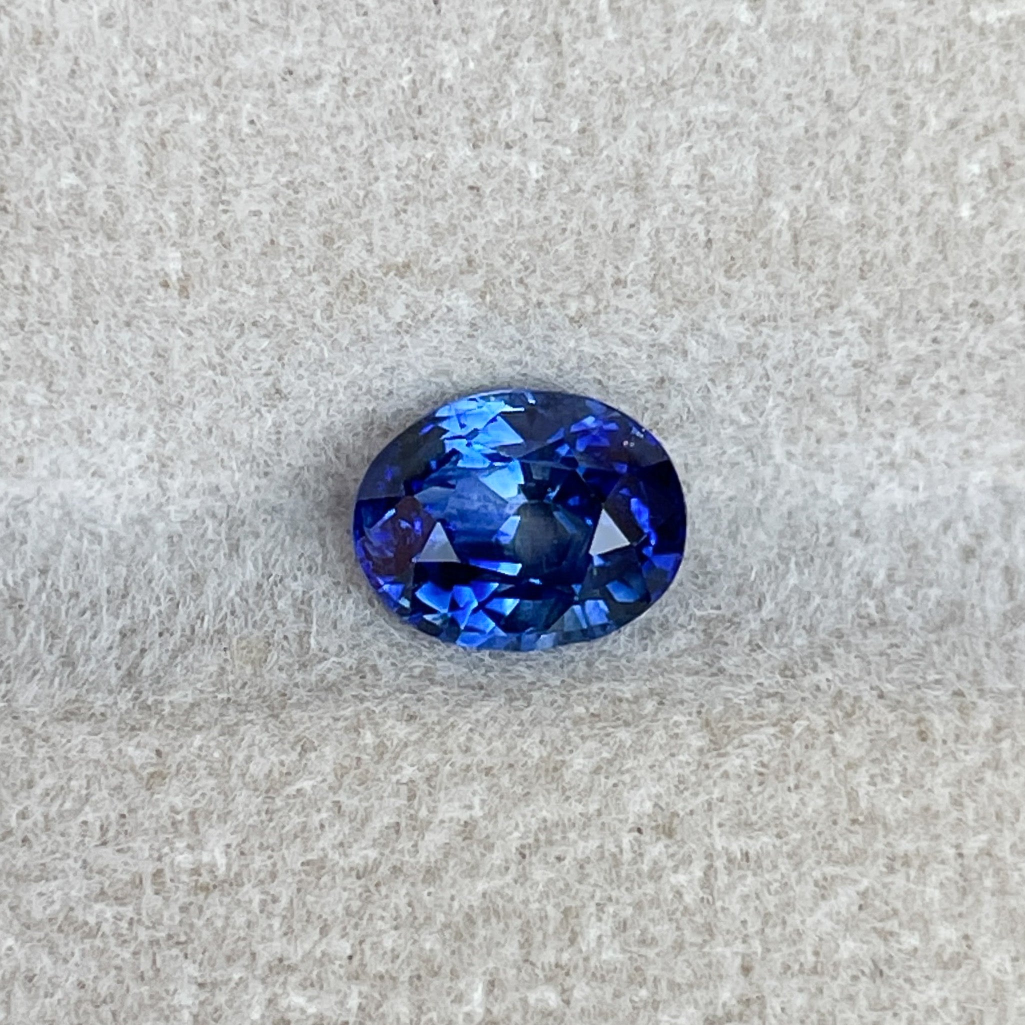 Natural Ceylon Blue Sapphire 1.08 ct oval cut, heat-treated loose blue sapphire for jewelry or engagement rings by NASHGEMS.