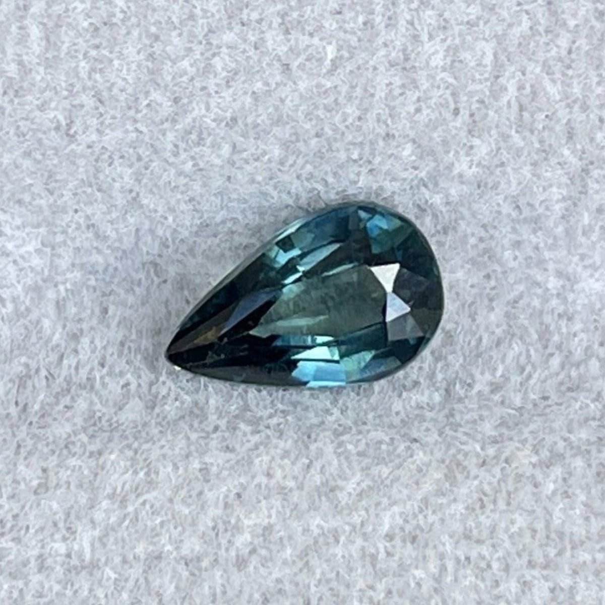 Teal sapphire birthstone with bluish-green hue, 1.01 Ct, natural gemstone for engagement rings or jewelry by NASHGEMS