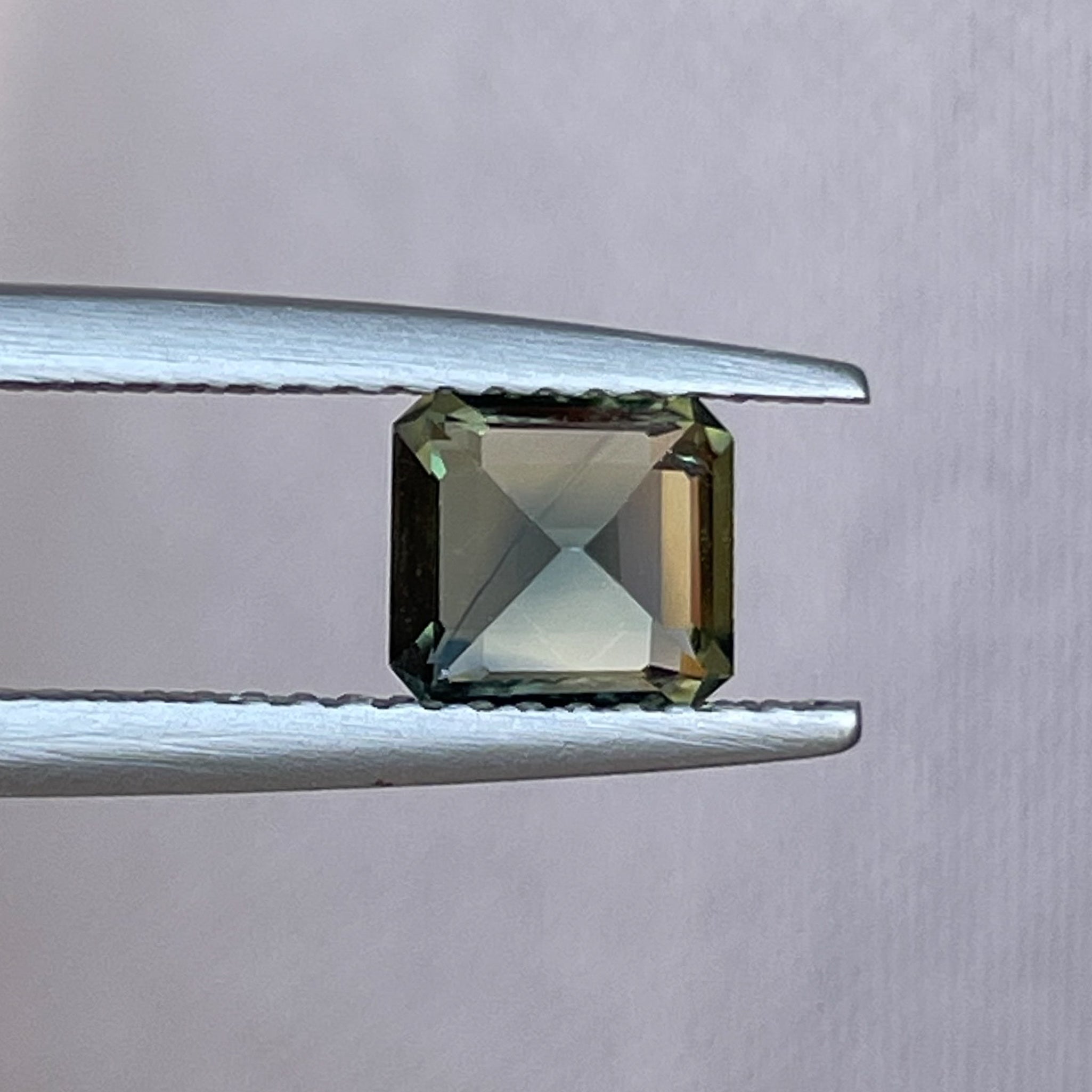 Natural teal sapphire 1.08 Ct emerald cut by NASHGEMS, loose gemstone ideal for pendants or custom jewelry designs.