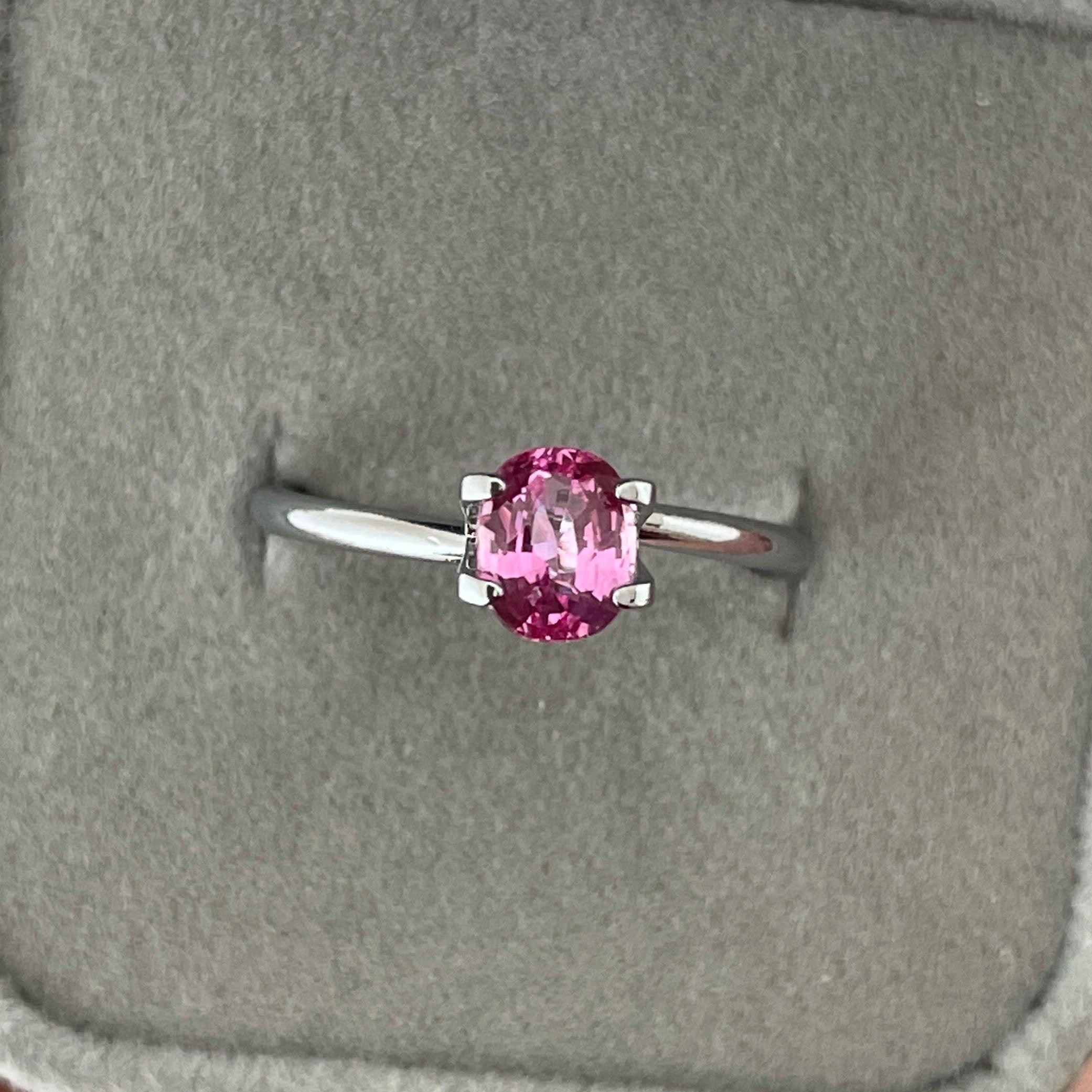 pink sapphire promise ring