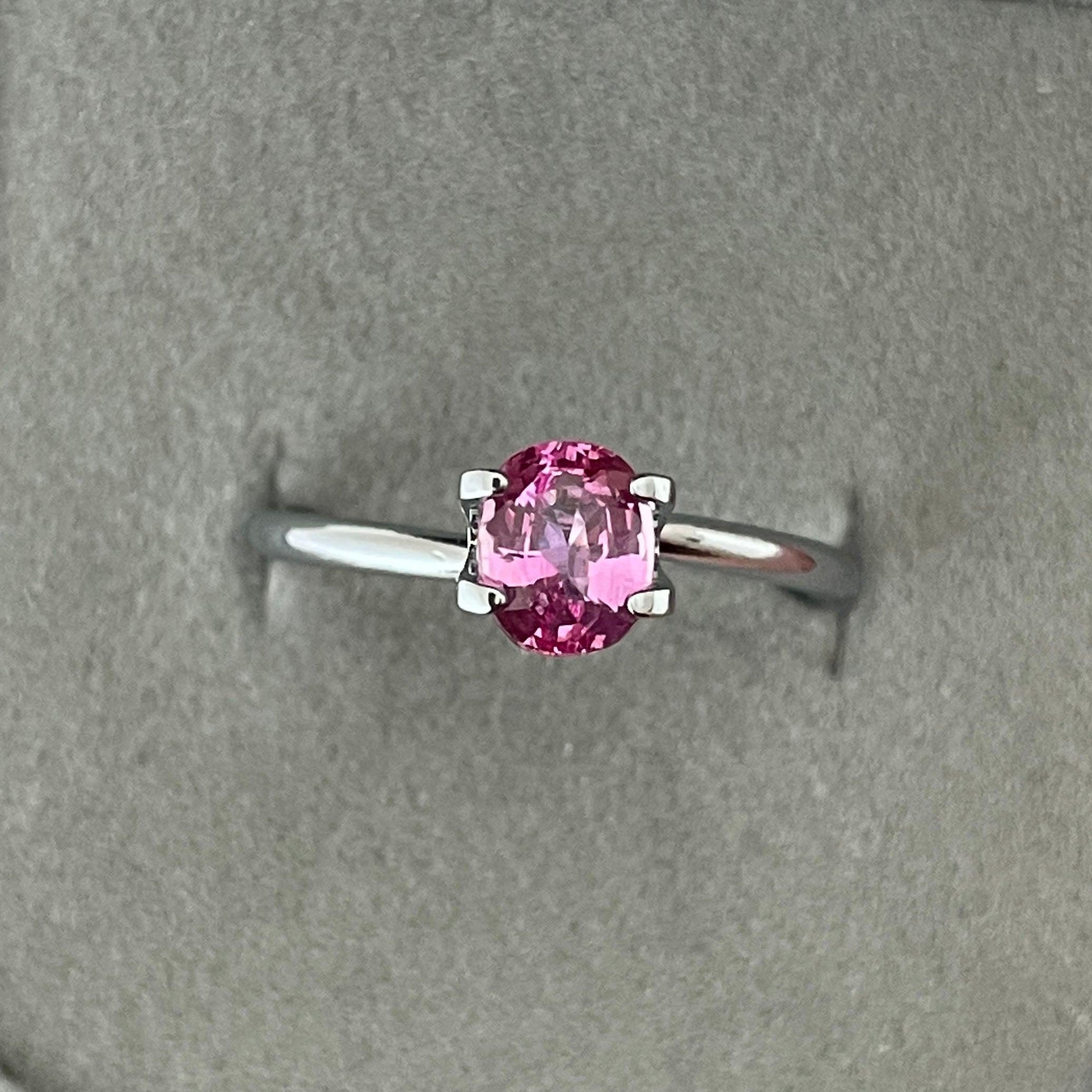 pink sapphire promise ring