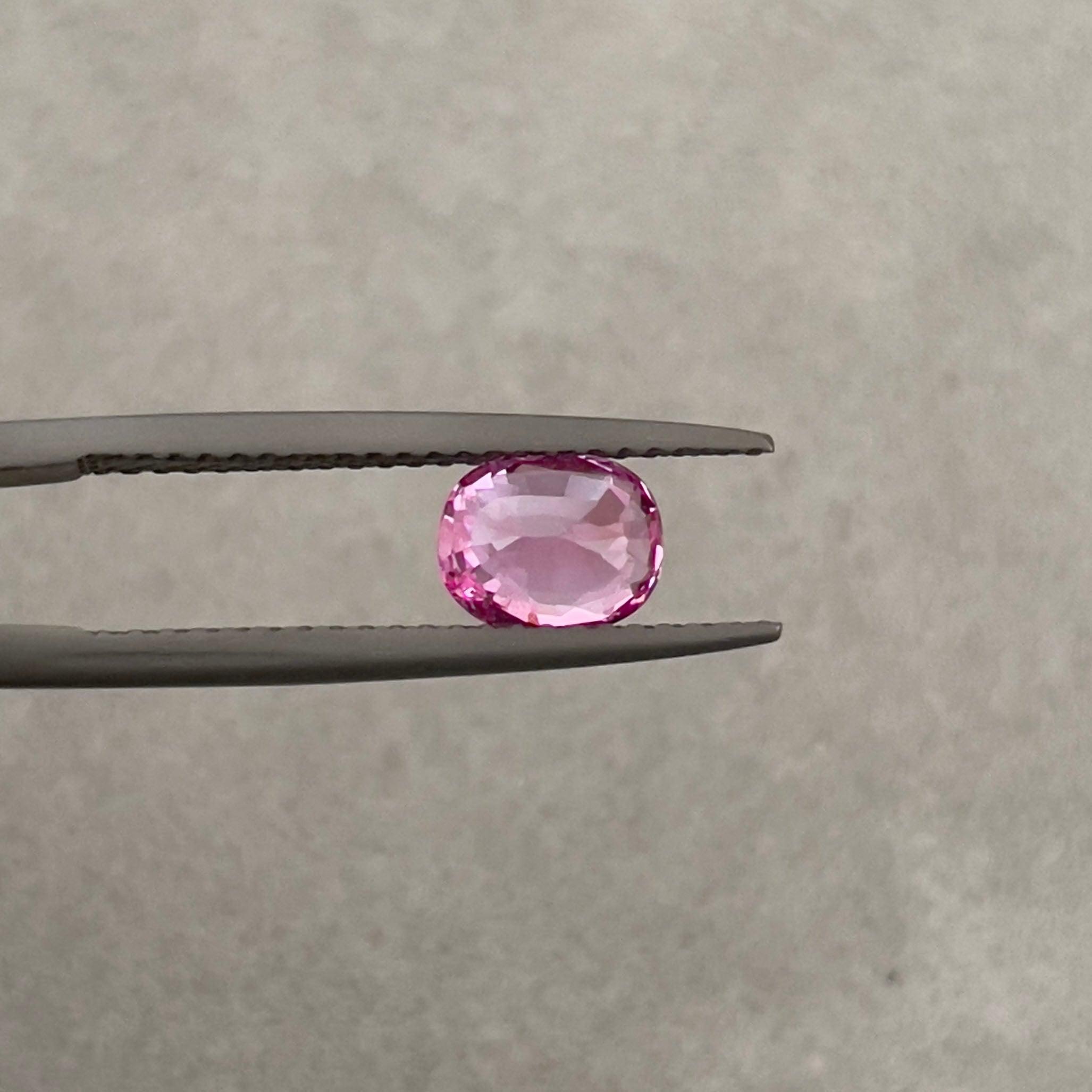 pink sapphire promise ring