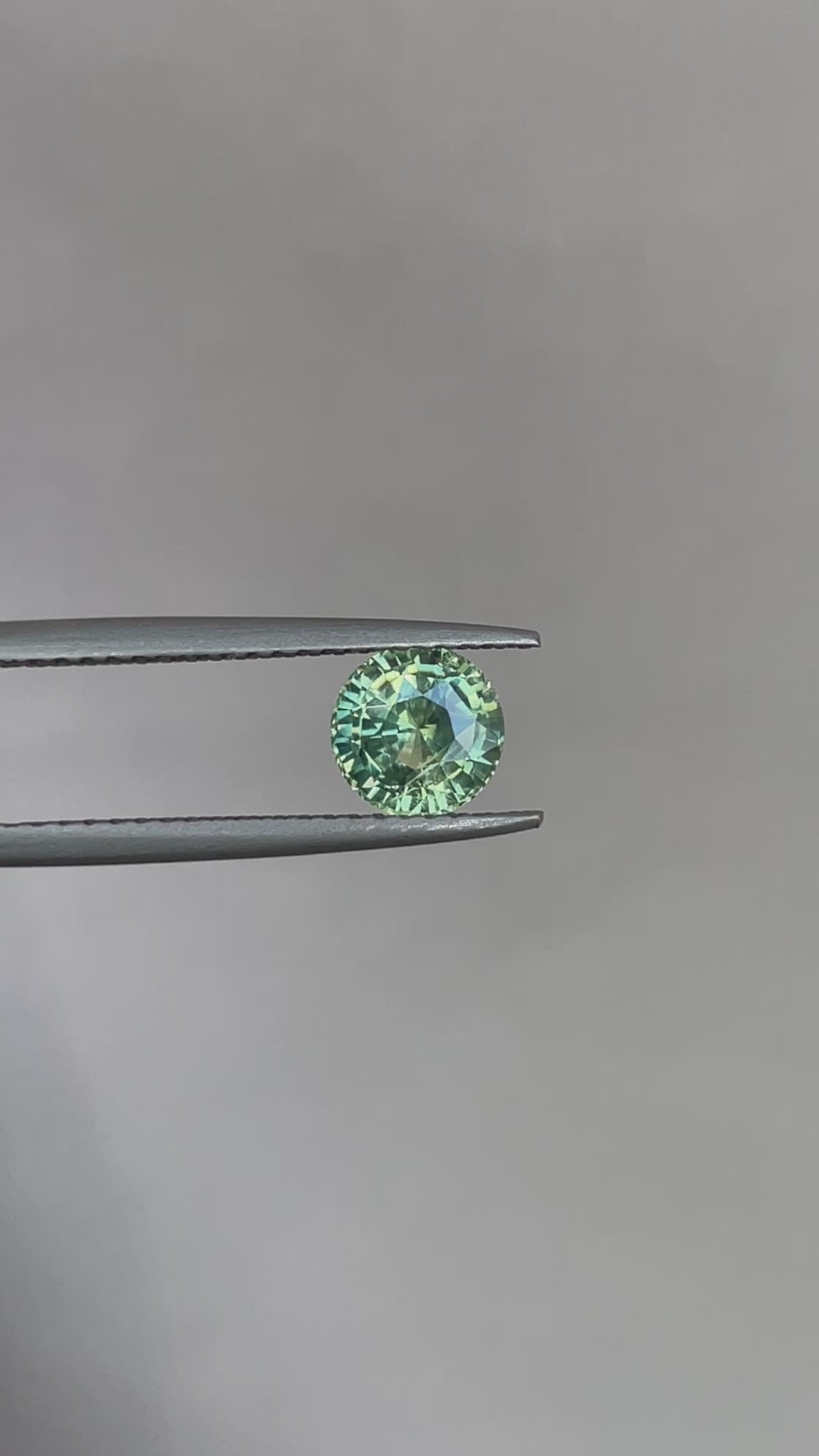 light green sapphire gemstone