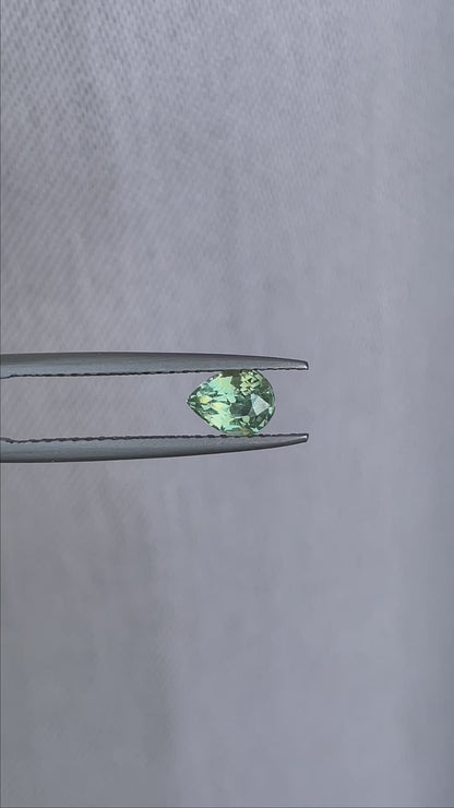 Natural Green Sapphire | Pear Cut | 5.90 x 4.60 mm | 0.77 Carat | Loose Sapphire | Unset Sapphire | Engagement Ring | Sapphire Ring