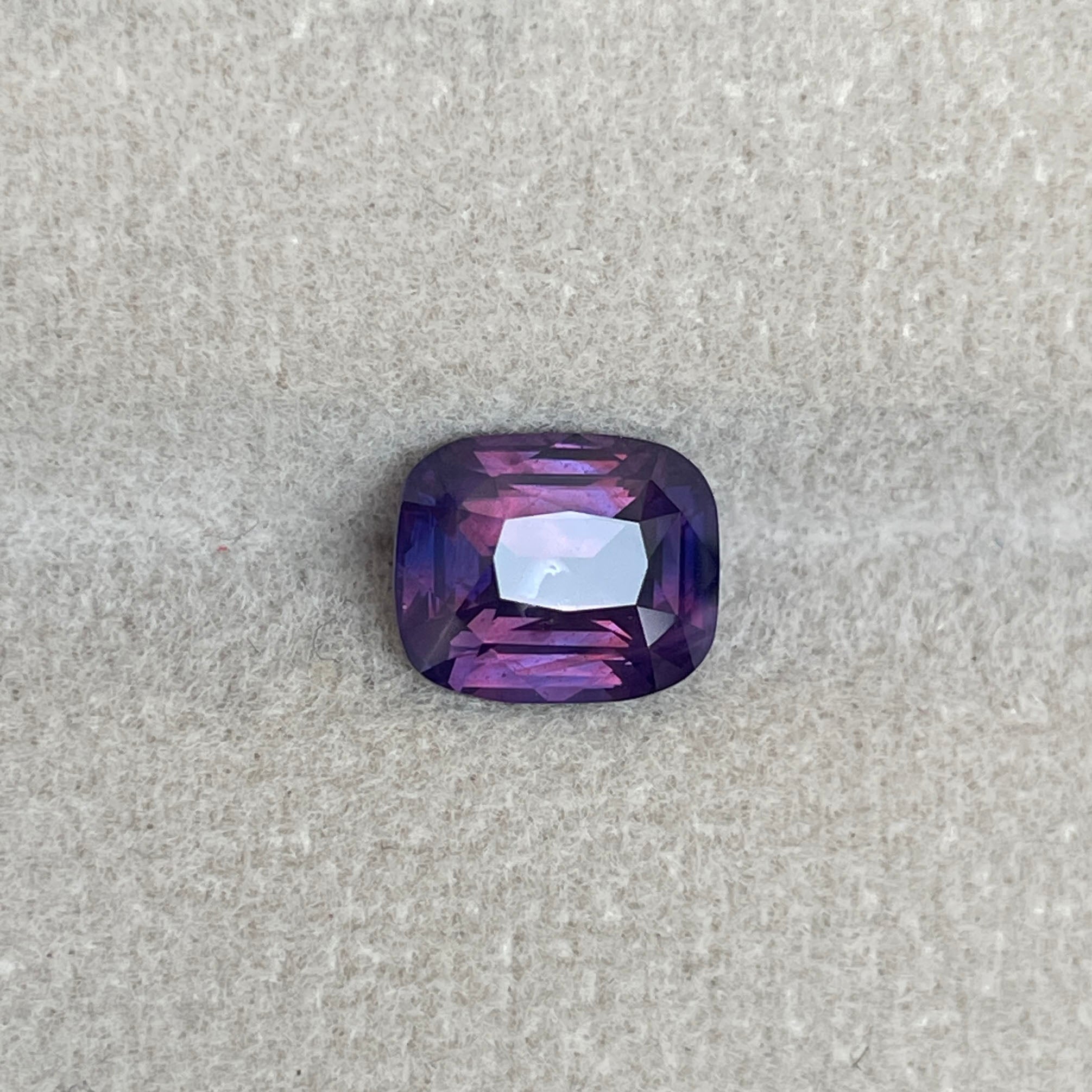 purple sapphire 2.14 gemstone