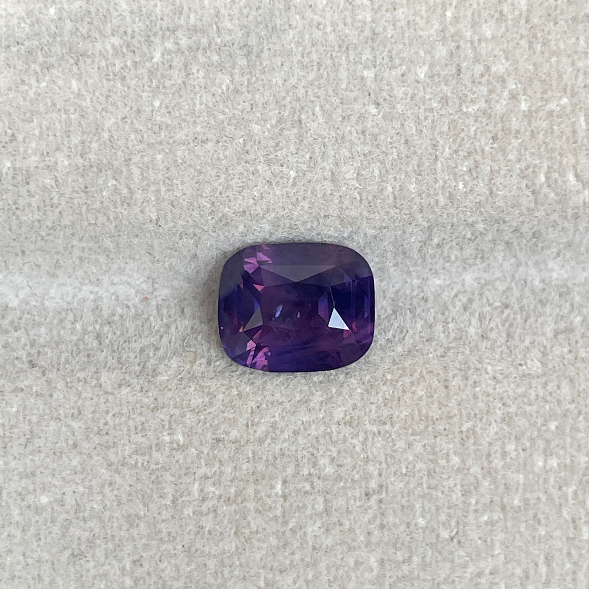 purple sapphire 2.14 gemstone