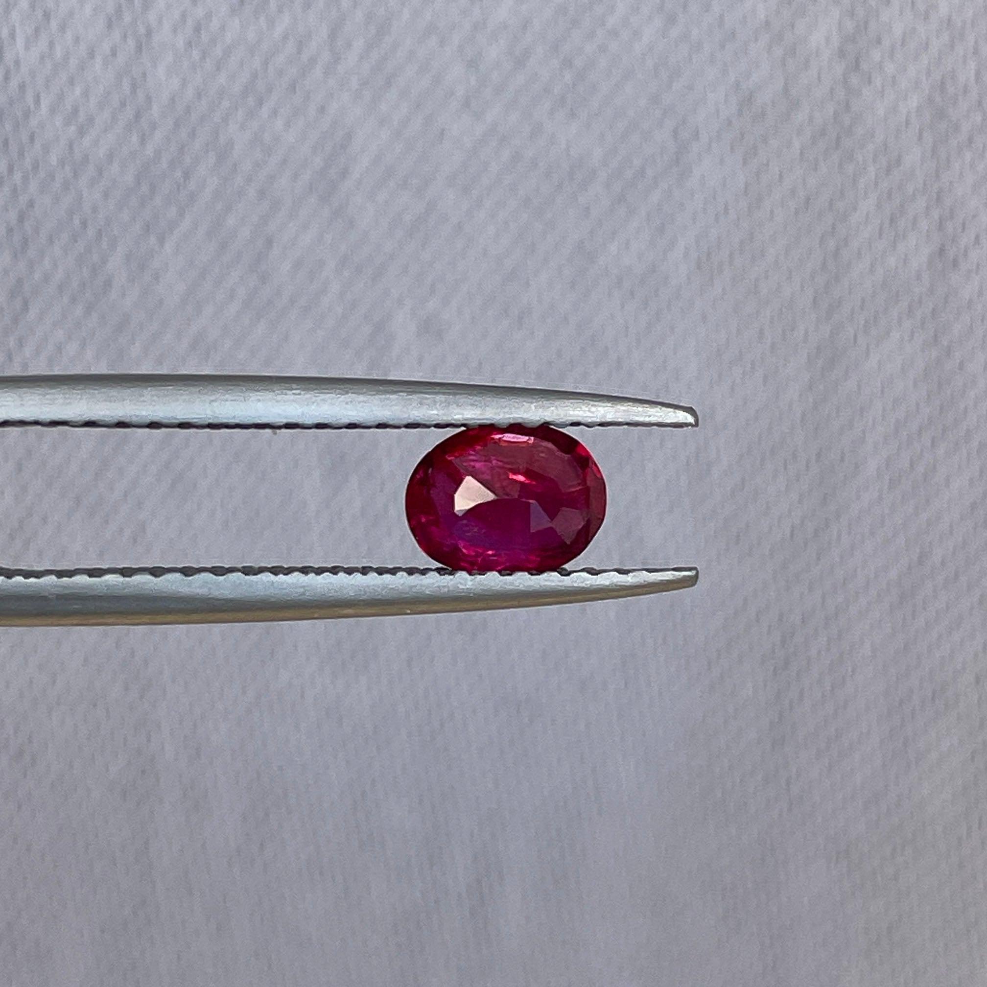 ruby stone with ring