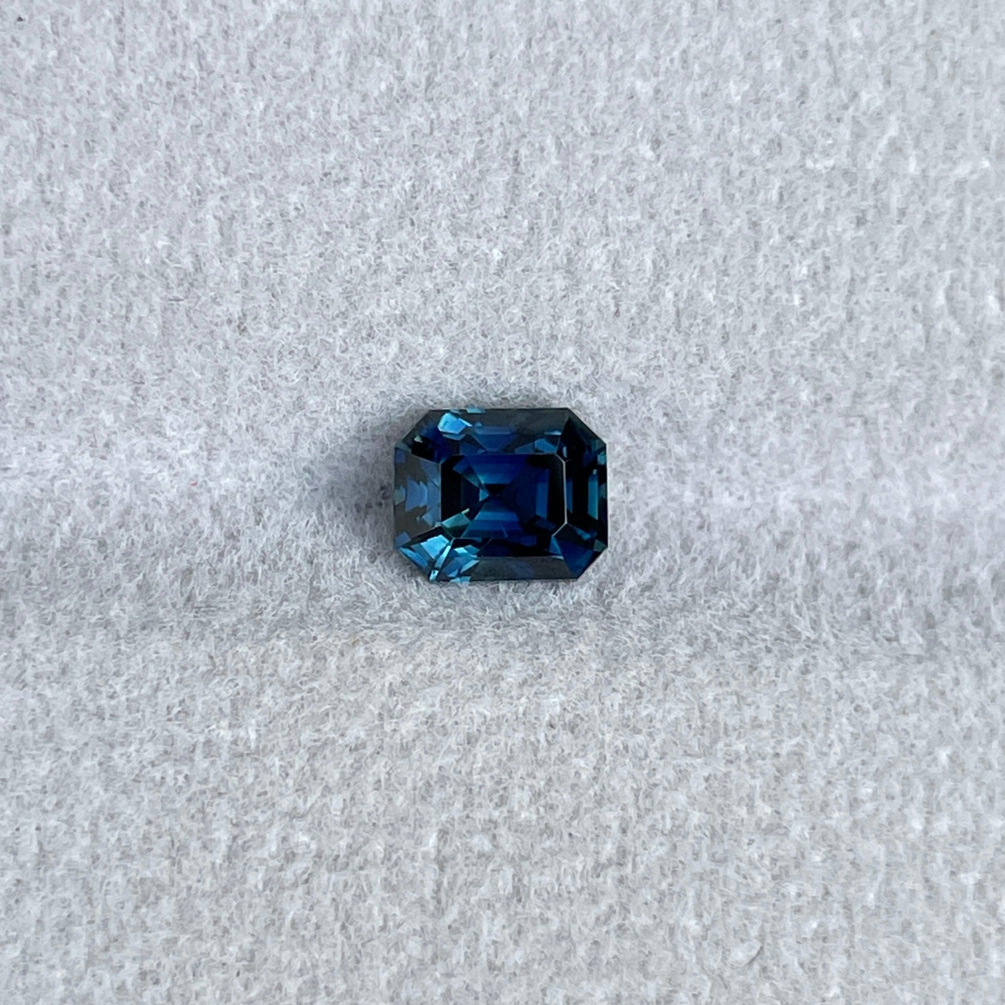teal sapphire engagement ring