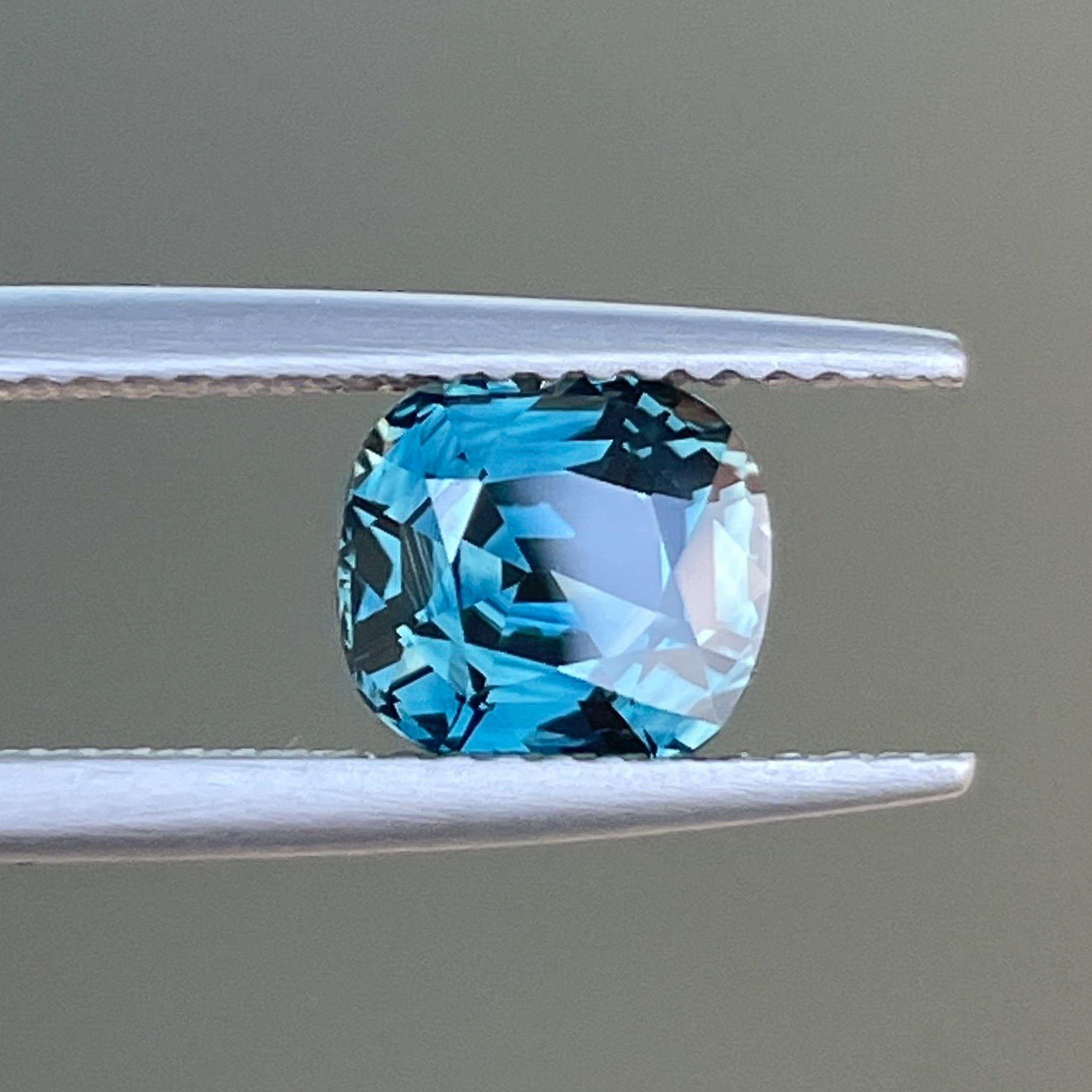 Natural teal sapphire 2.02 Ct cushion cut loose gemstone from NASHGEMS, ideal for engagement rings or custom jewelry.