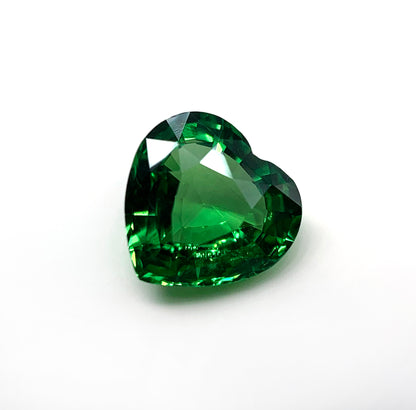 Vivid Green Natural Tsavorire 1.52 crt. for engagement rings, Jewelry, custom jewelry, loose gemstone