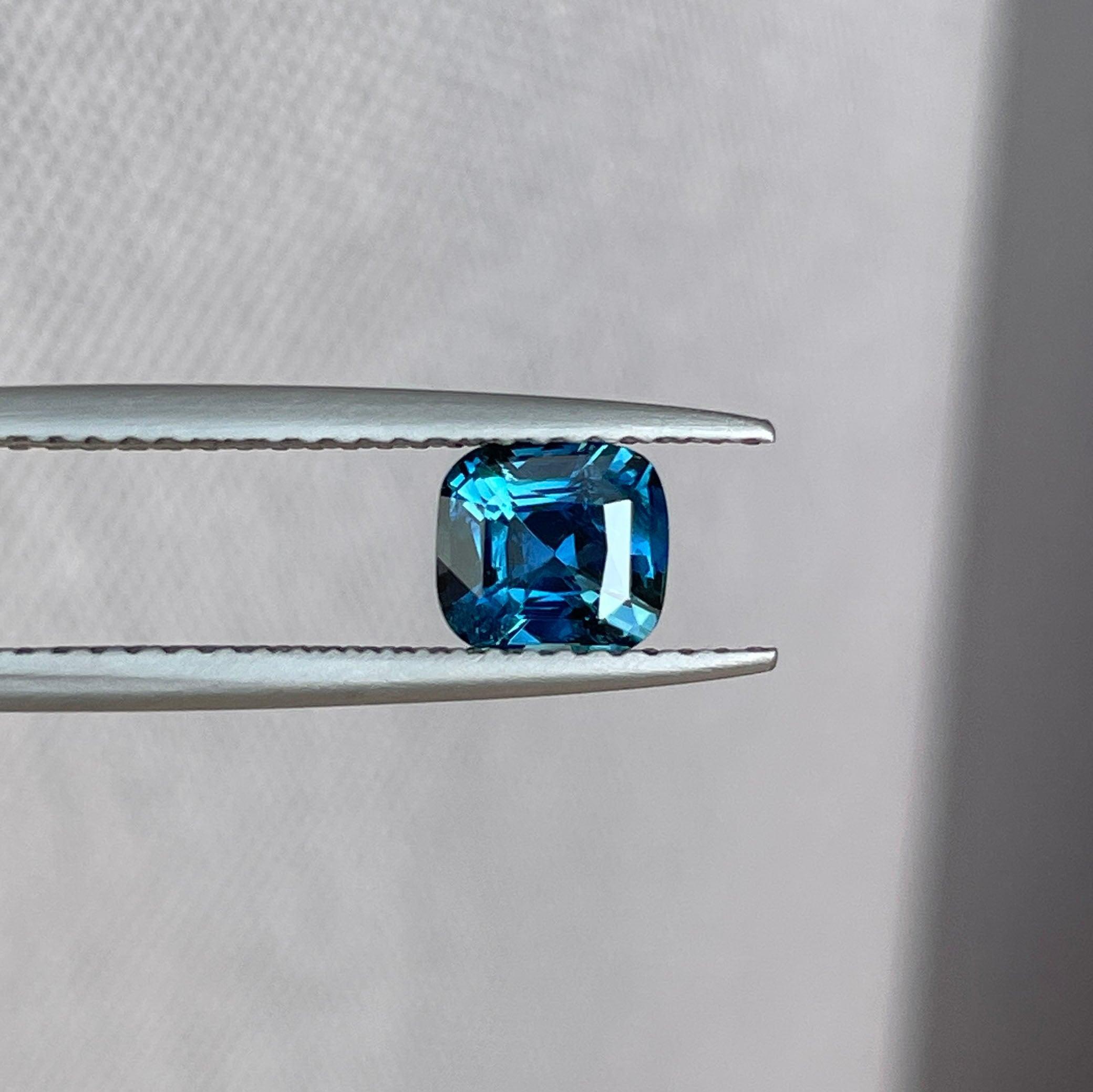 Natural Teal Sapphire