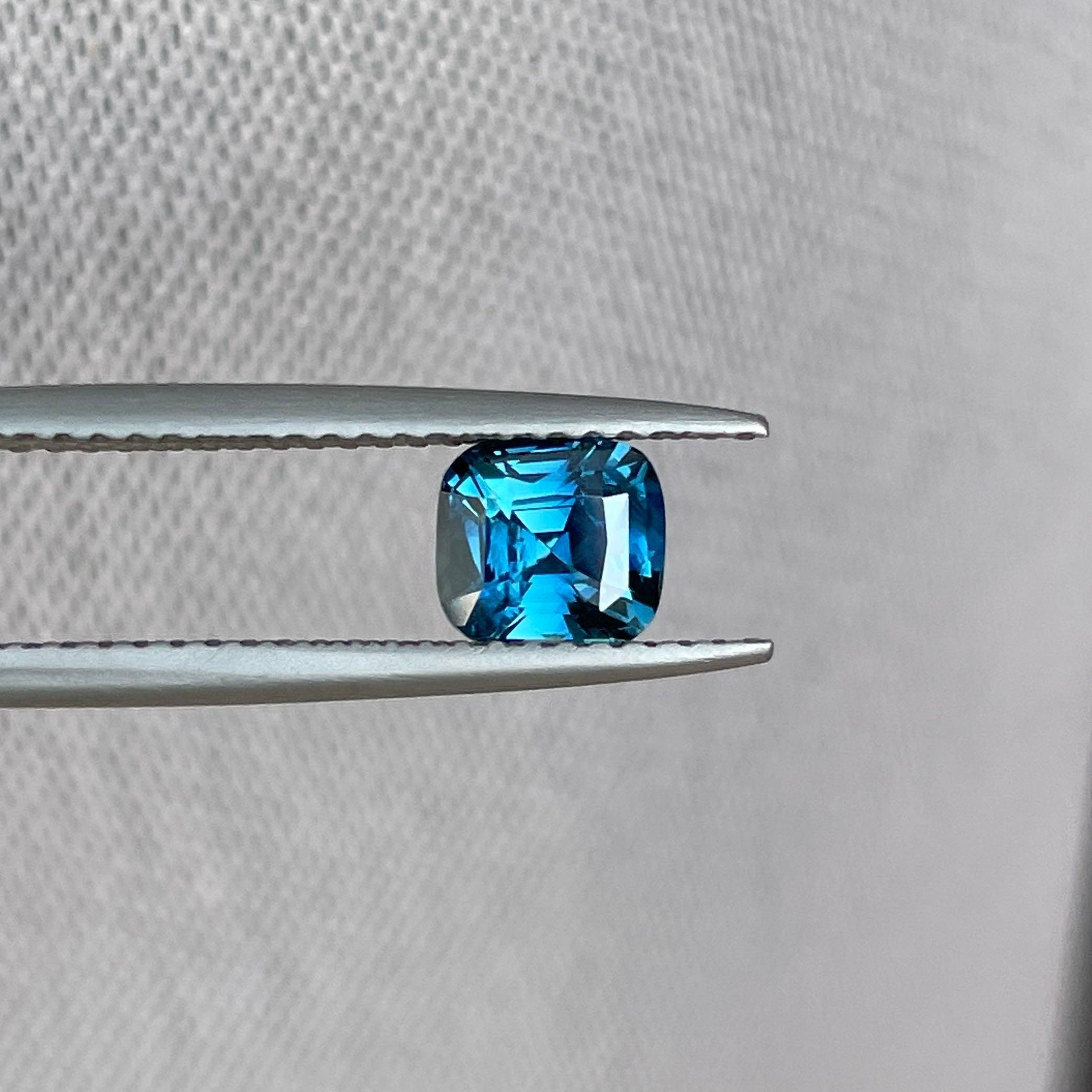 Natural Teal Sapphire