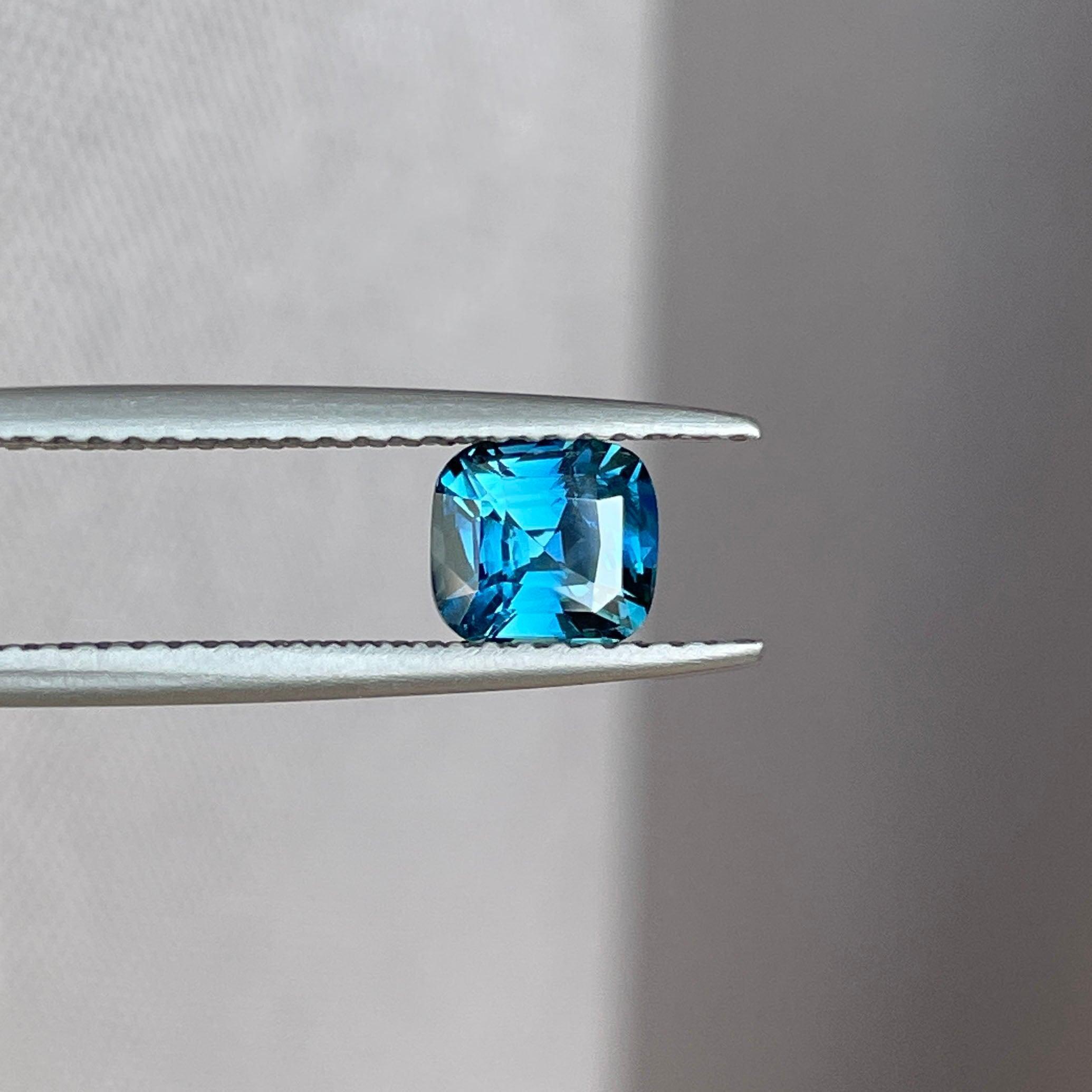Natural Teal Sapphire