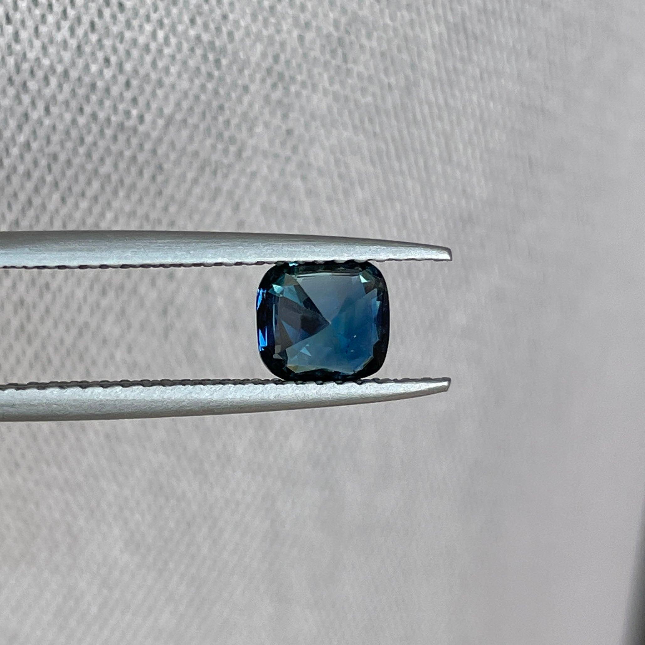 Natural Teal Sapphire