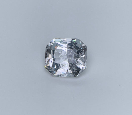 2.35 crt White Sapphire/ / OFF white sapphire/ White theme/ White favourite/ White sapphire ring/ custom ring/ Engagement Ring/ Diamond alt