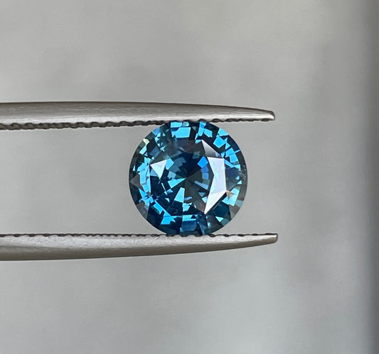 1.59 crt Teal Blue Sapphire/ Teal Sapphire/ Green sapphire/ parti sapphire/ Engagement Ring/ Montana sapphire/ Australian sapphire