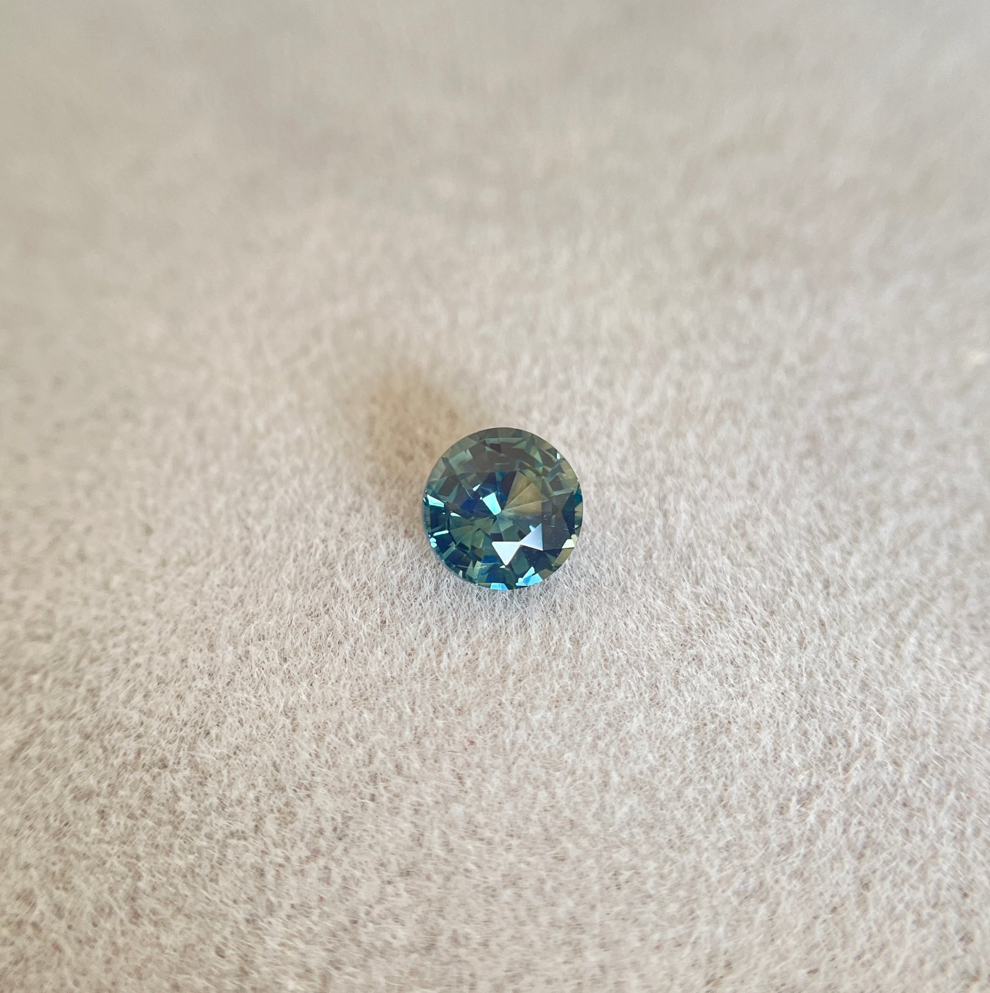 0.92 Carat Teal Sapphire 