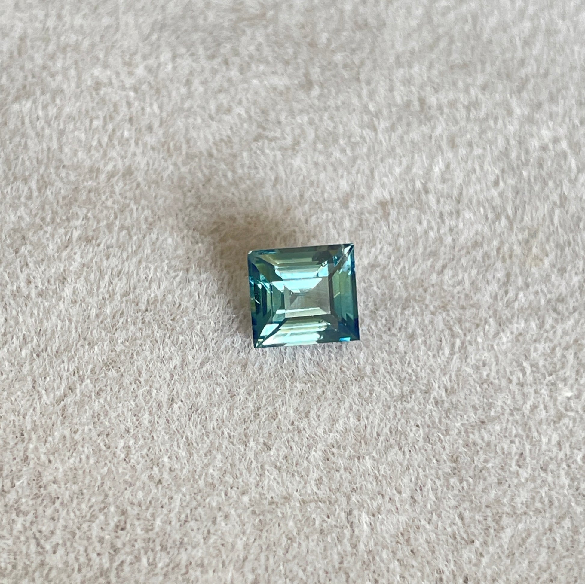 0.88 Carat Teal Sapphire