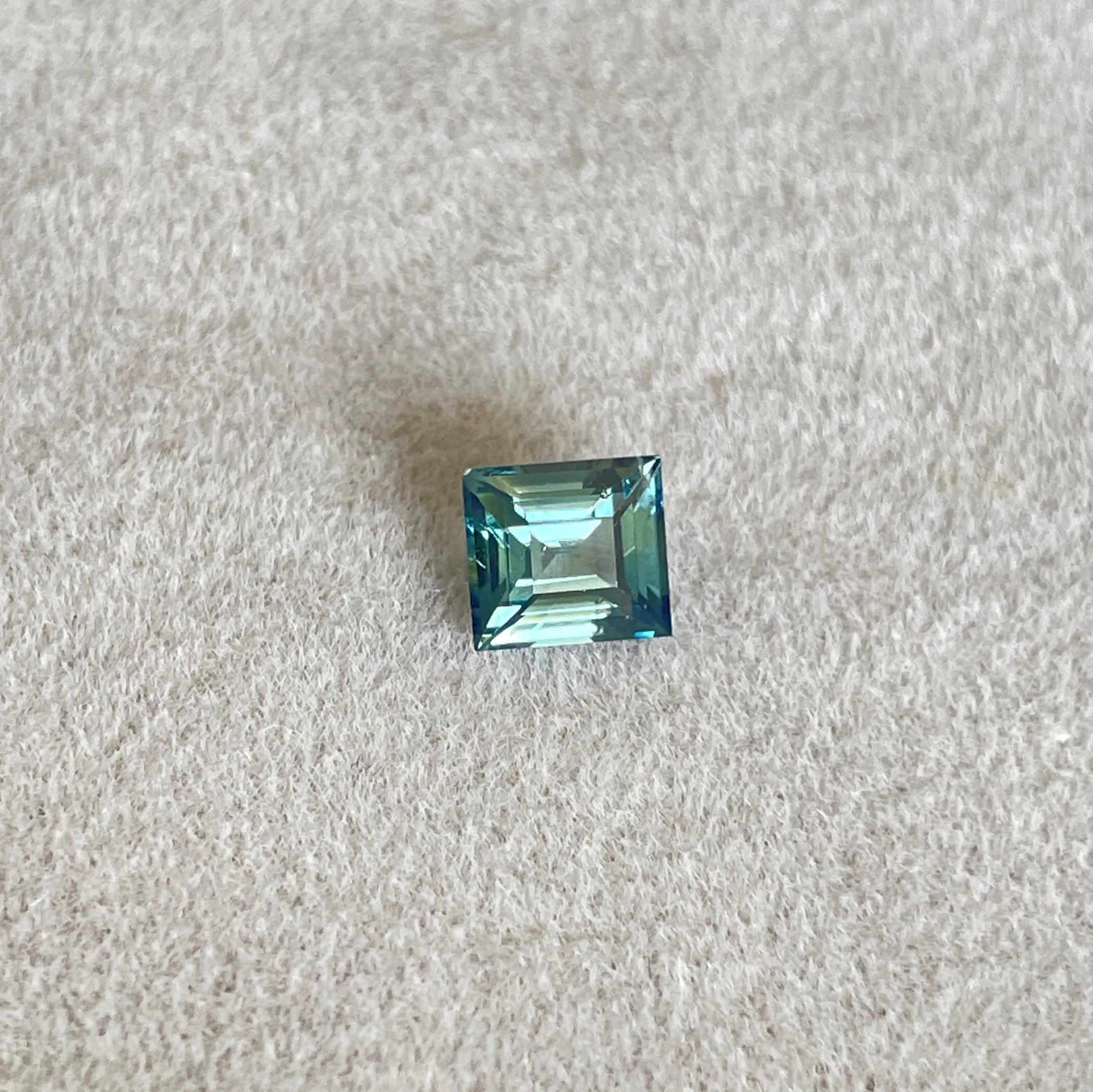 0.88 Carat Teal Sapphire